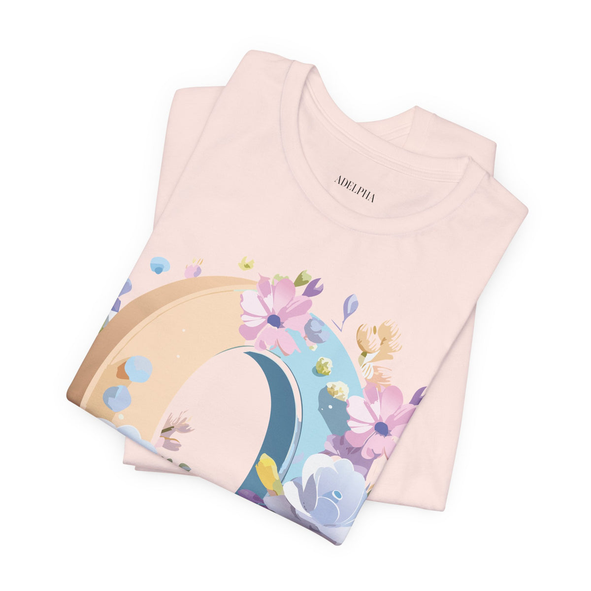 Letter O Graphic Unisex Cotton Bella+Canvas Tee with Art Letter Design