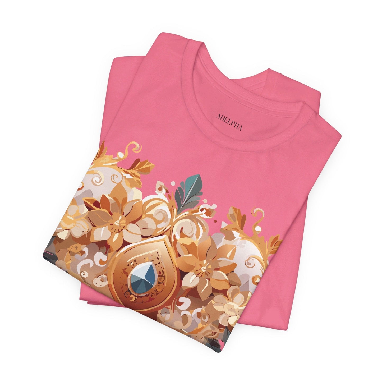 Jewelry Graphic Unisex 100 Cotton Vintage Treasure Art T-Shirt 34