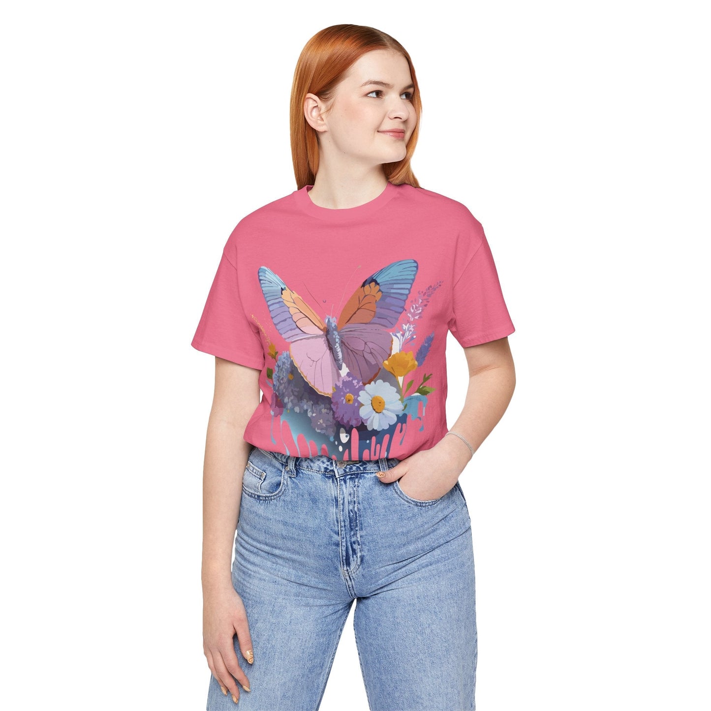 Butterfly Graphic Tee Unisex Vintage Inspired Artwork Adelpha