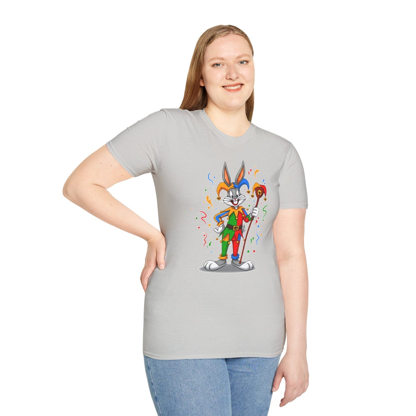 Bugs Bunny Shirt Unisex Short Sleeve T Shirt Cartoon On T Shirt Animation Tee Gildan Softstyle 64000