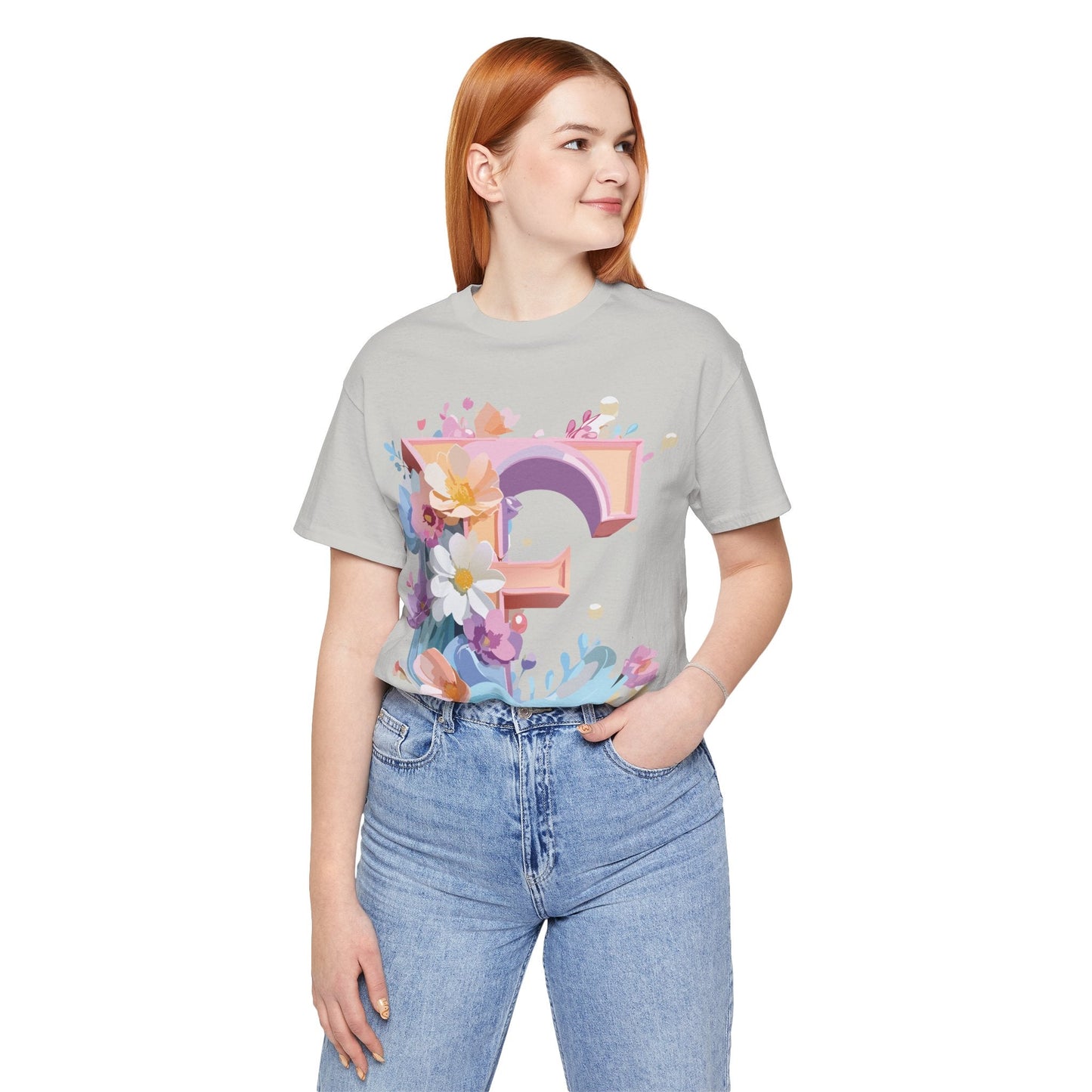 Letter E Shirt Graphic Tee Unisex Vintage Inspired Artwork By Adelpha Premium Short Sleeve