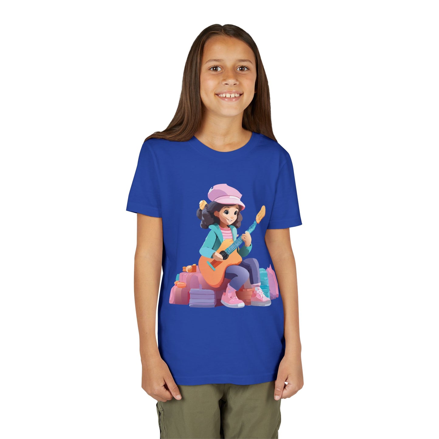 Camiseta gráfica de músico juvenil: perfecta para pequeños artistas y amantes de la música (de 9 a 14 años)