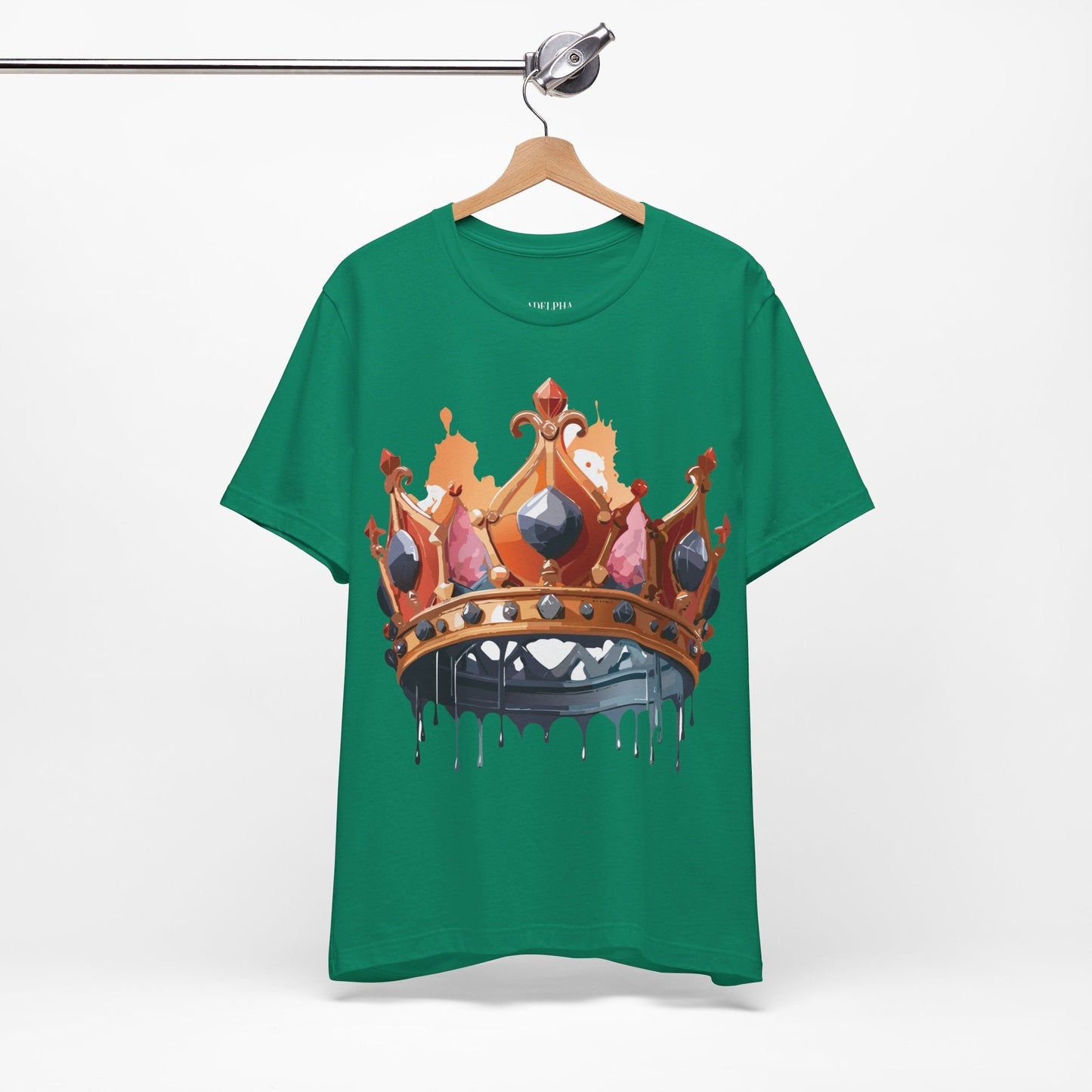 Adelpha Crown Graphic Tee Unisex Jersey Short Sleeve Art Design Vintage Inspired Shirt