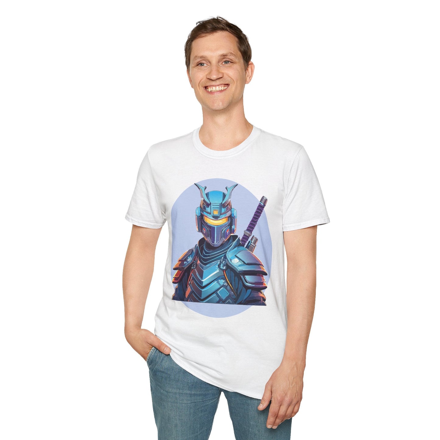 Samurai Shirt Unisex Softstyle Tee 64000 Gildan 100 Percent Ring Spun Cotton Comfort Fit
