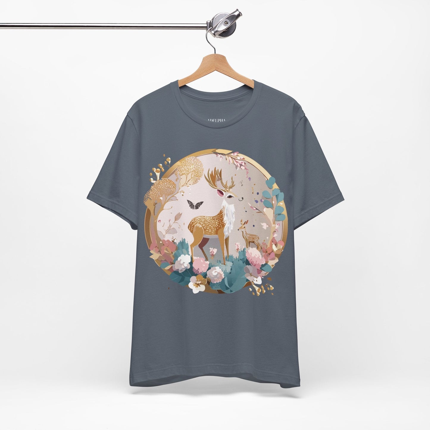 Medallion Graphic T Shirt Unisex Adelpha Vintage Inspired Artwork Short Sleeve Tee