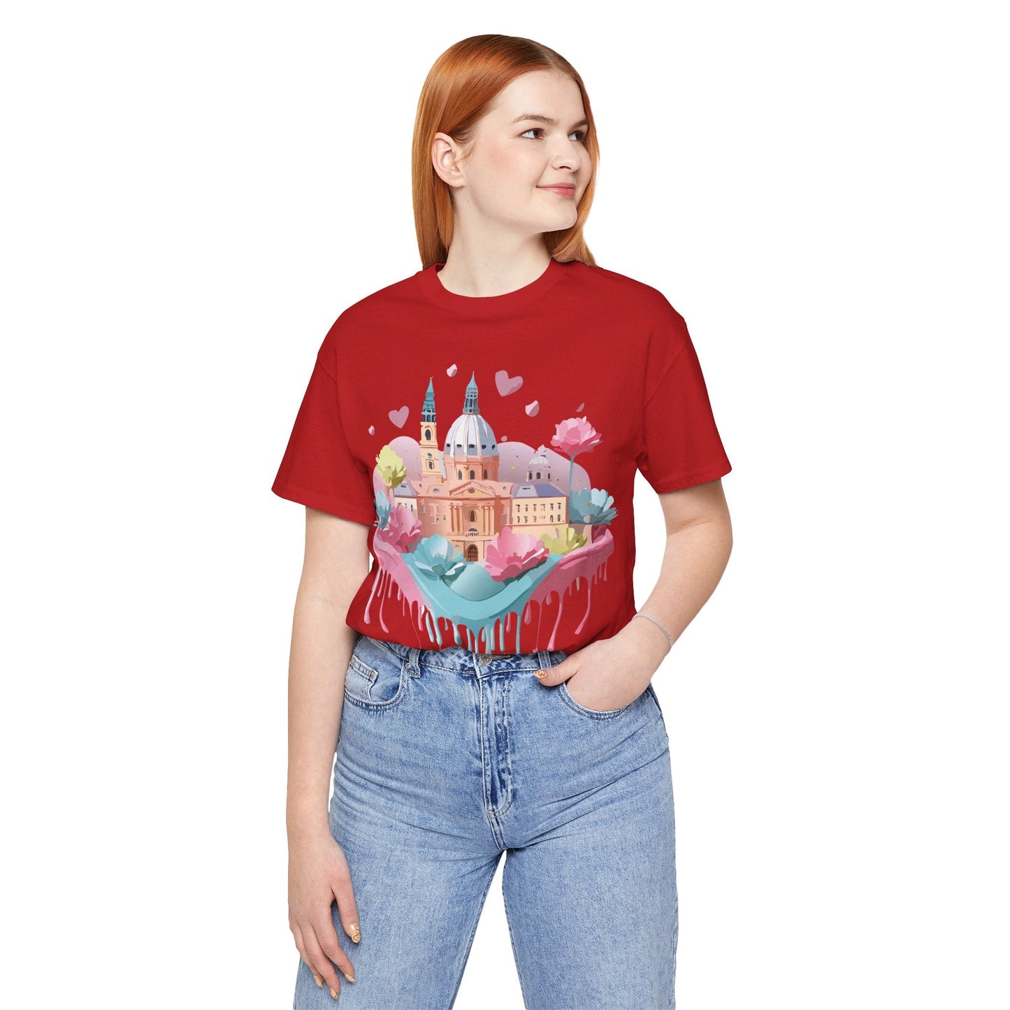 Prague Tourist Graphic Tee By Adelpha Unisex Vintage Inspired Art Shirt Original Artwork