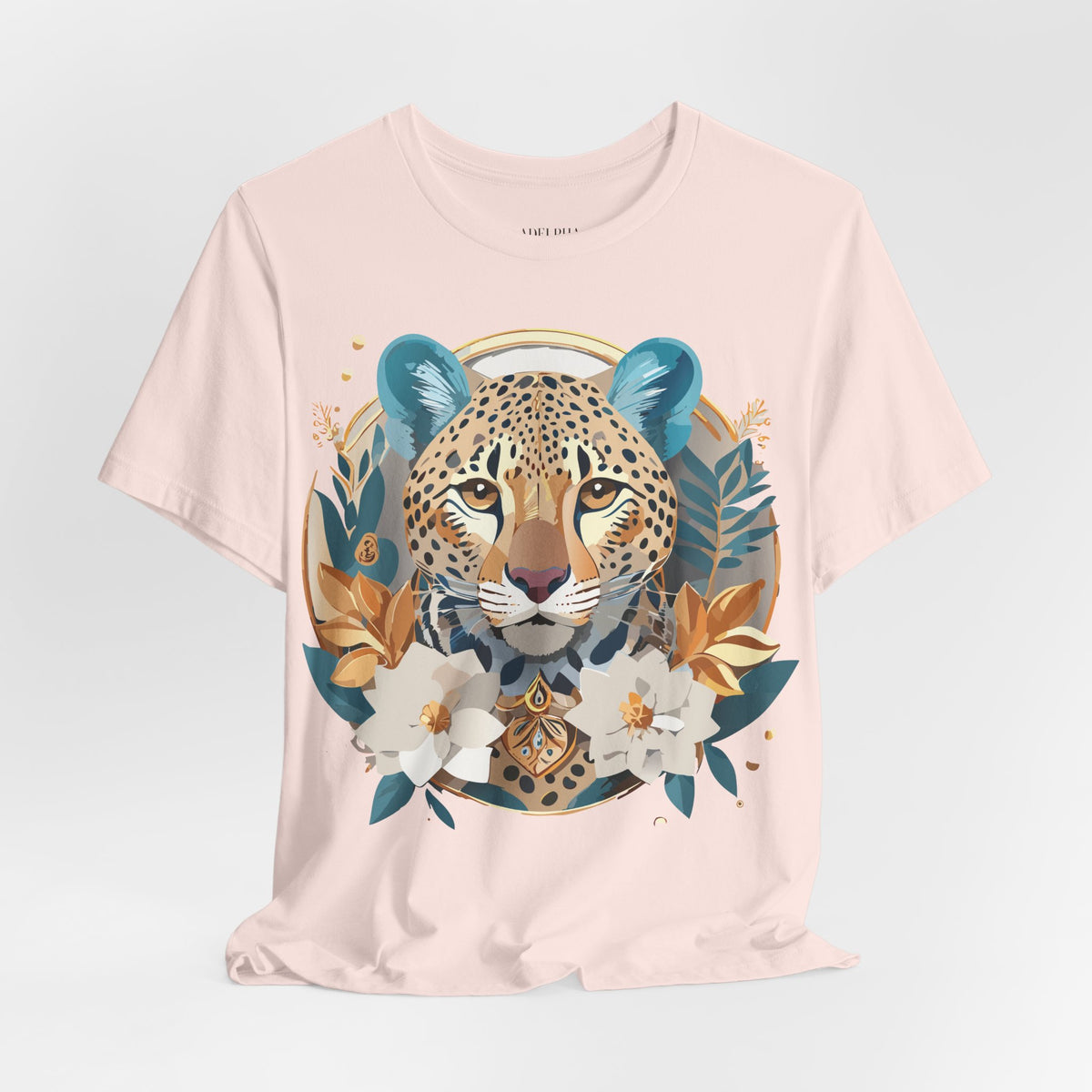 Medallion Graphic Unisex Cotton Bella+Canvas Tee with Art Design d41