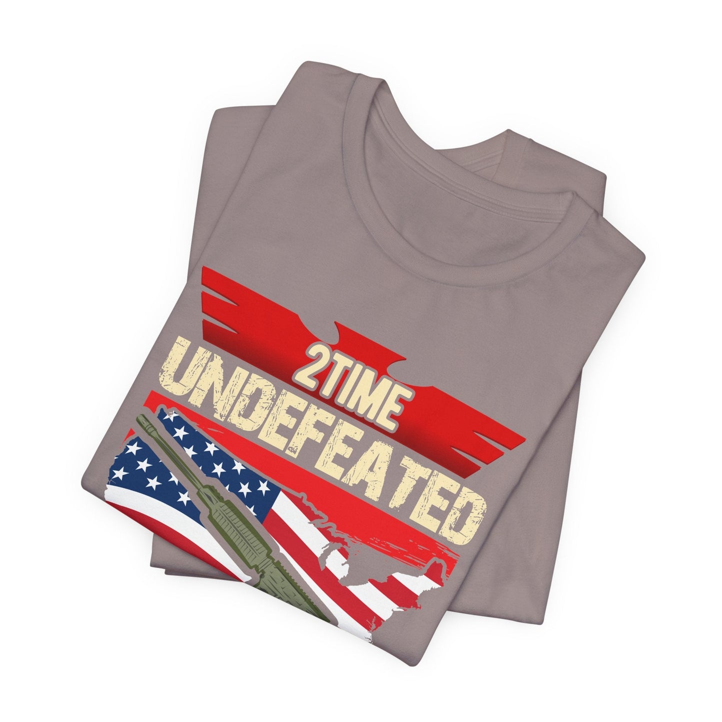 Army Veteran Patriotic Graphic Design Unisex Cotton T-Shirt v15