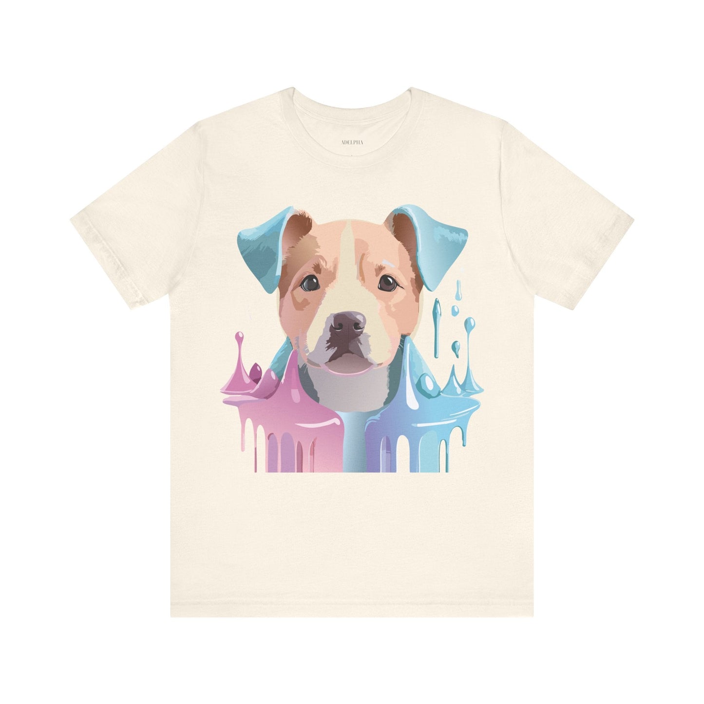 Dog Graphic T Shirt Unisex Jersey Short Sleeve Adelpha Vintage Art Tee Premium Comfort