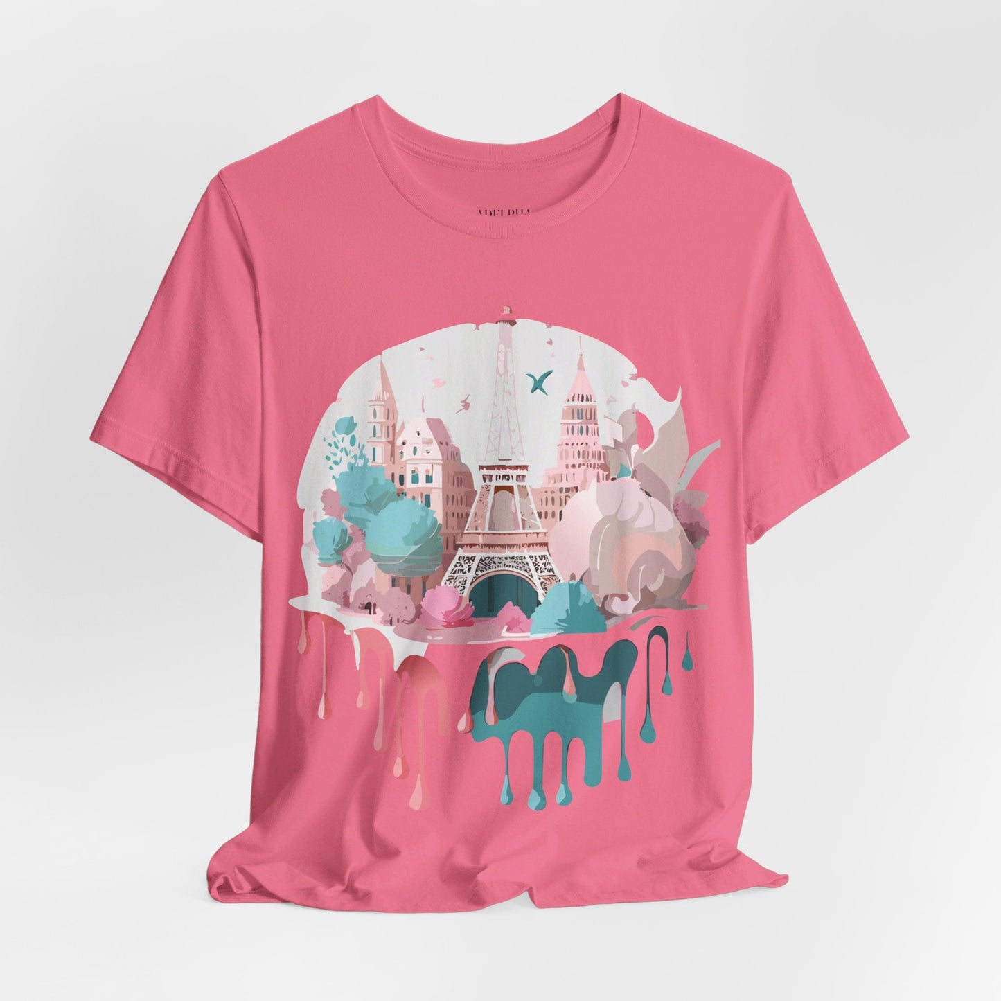 Paris Graphic Tee Unisex Premium Adelpha Art Design Vintage Inspired Short Sleeve Shirt