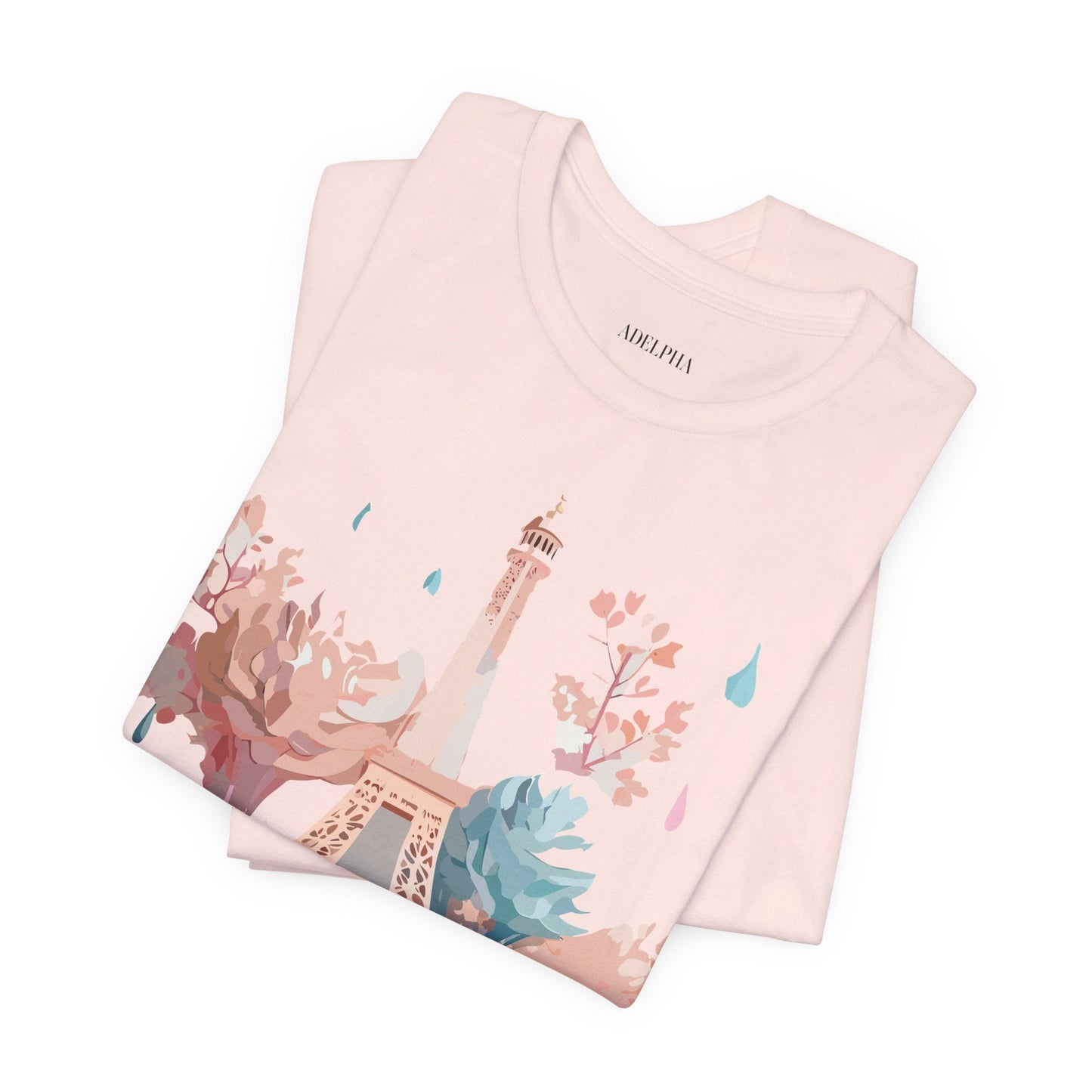 Paris Tourist Shirt Graphic Tee Unisex Vintage Inspired Art Adelpha Premium Quality