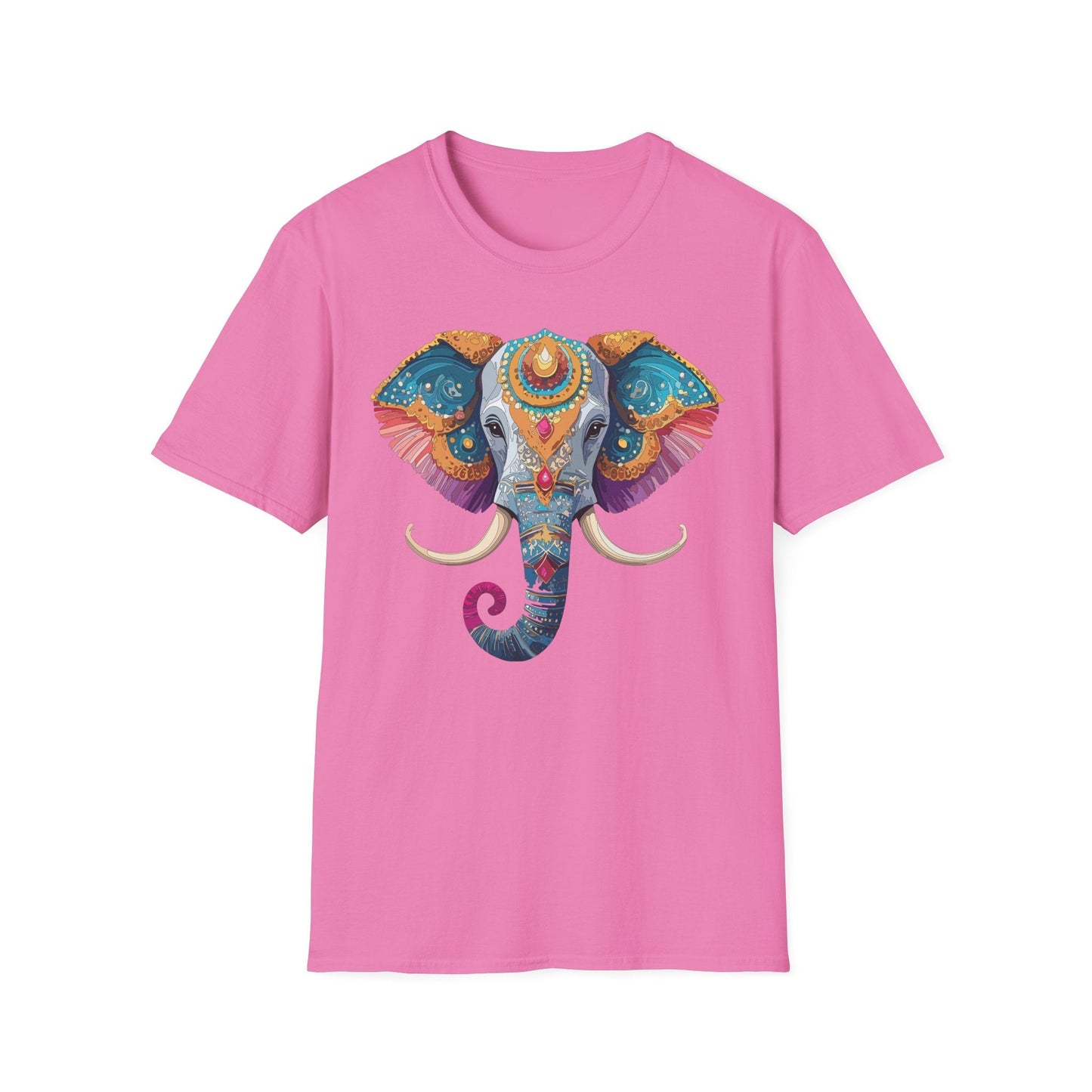 Elephant Shirt Unisex Elephant Tee Softstyle Cotton Gildan 64000 Animal Tee Graphic Elephant Tee