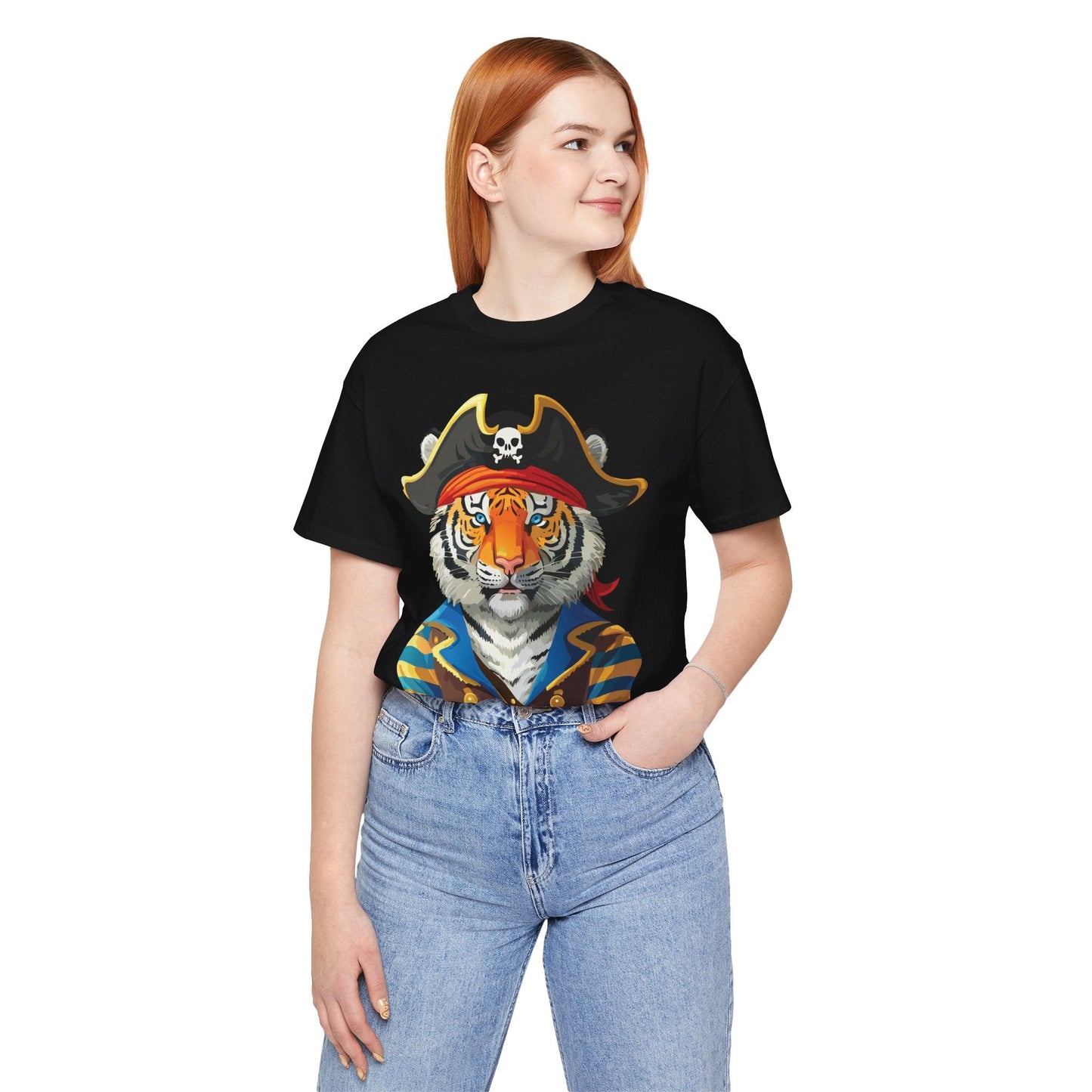 Unisex Animal Tee Shirt Art Design With Wild Animals Gildan Softstyle Cotton T Shirt