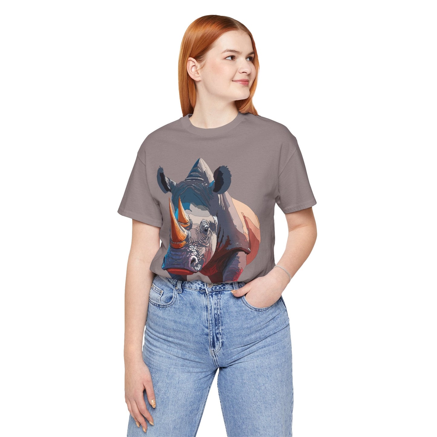 Unisex Animal Shirt Tee With Art Design Wild Animals Gildan Softstyle 64000 Graphic Tee