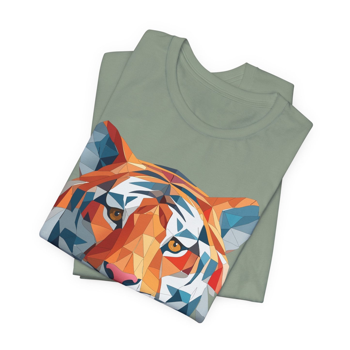 Unisex Animal Shirt With Art Design And Wildlife Theme Short Sleeve Tee For Everyday Wear