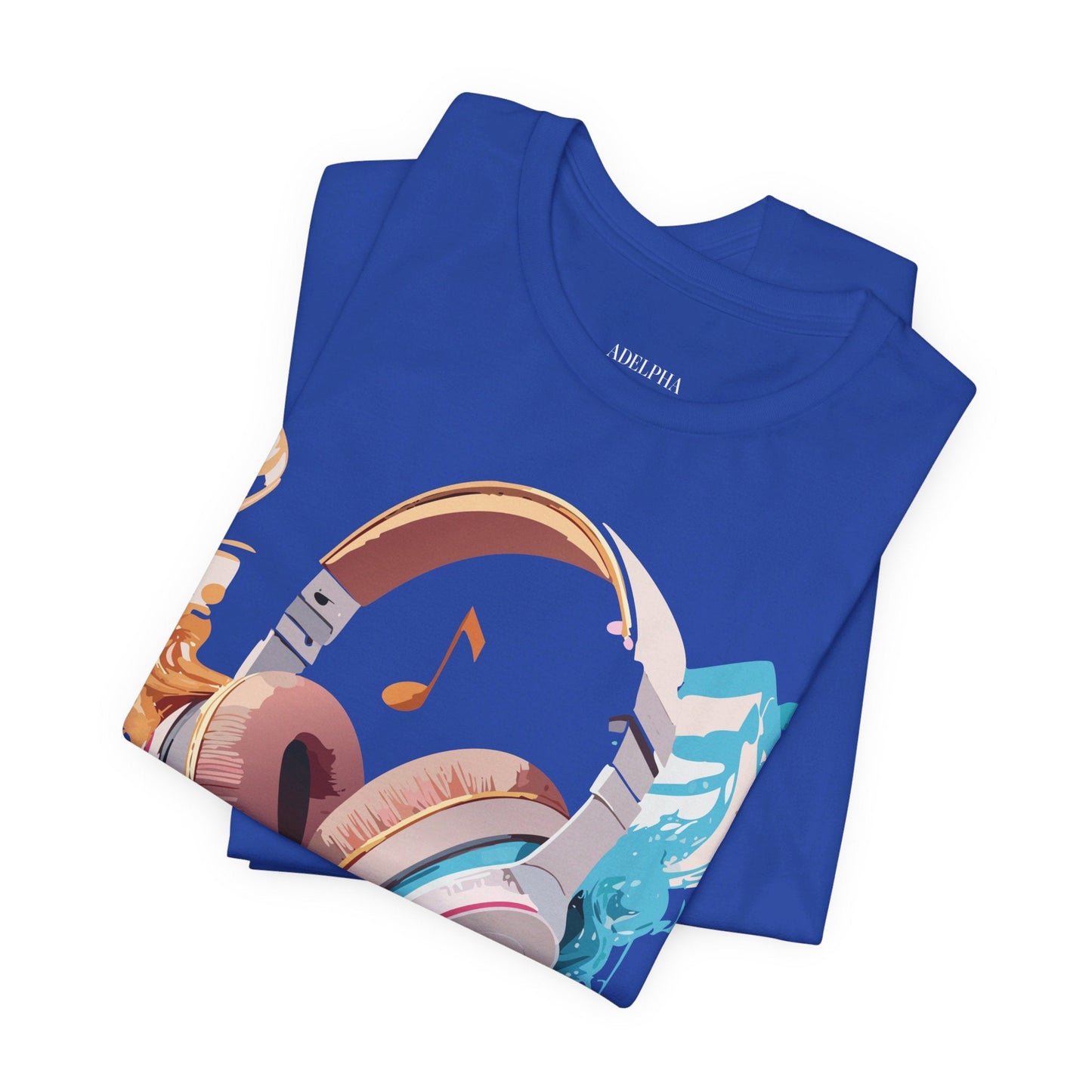 Adelpha Music T Shirt Unisex Graphic Tee Vintage Inspired Artwork Short Sleeve Premium