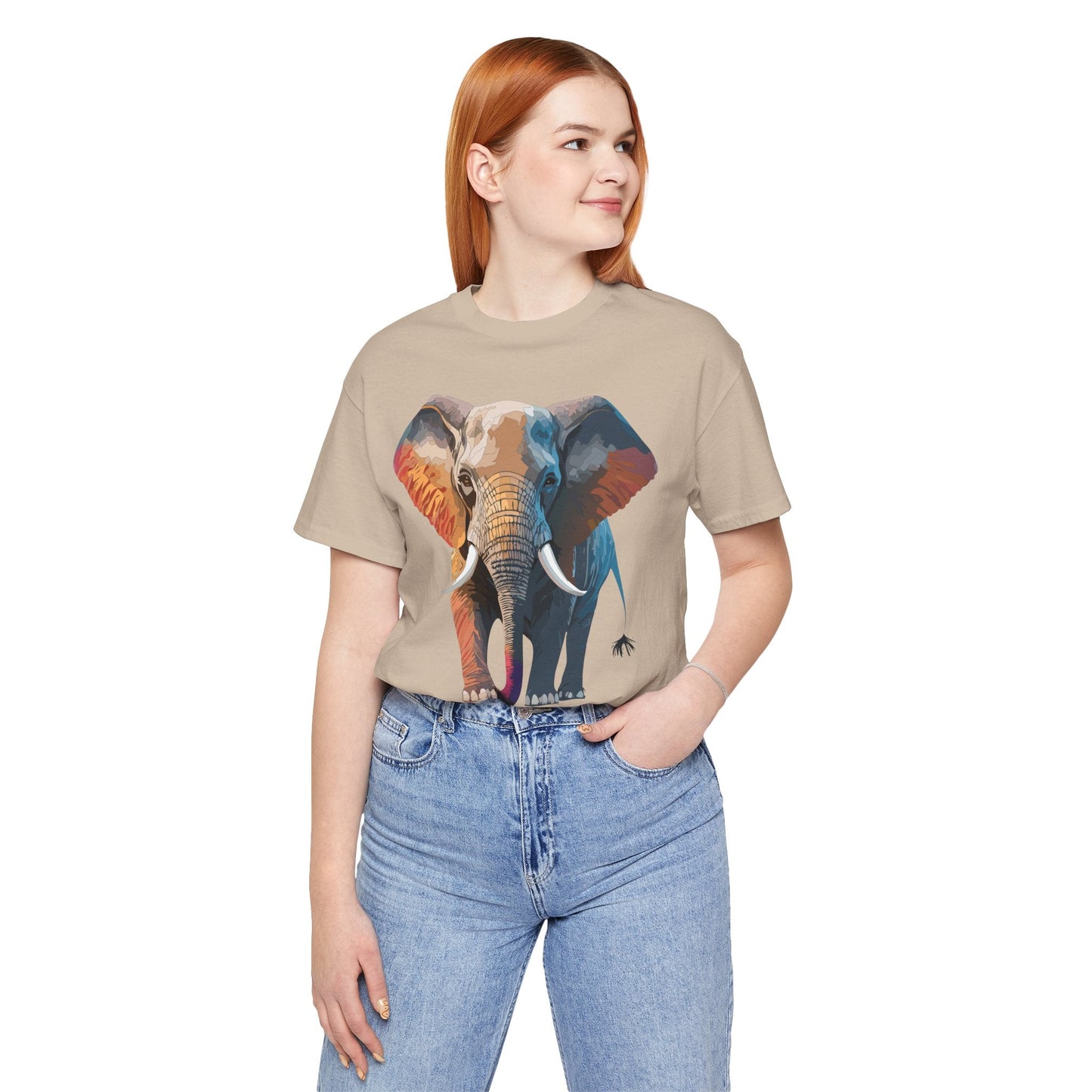 Unisex Animal Shirt With Animals Art Design Graphic Tee Short Sleeve Wild Animals