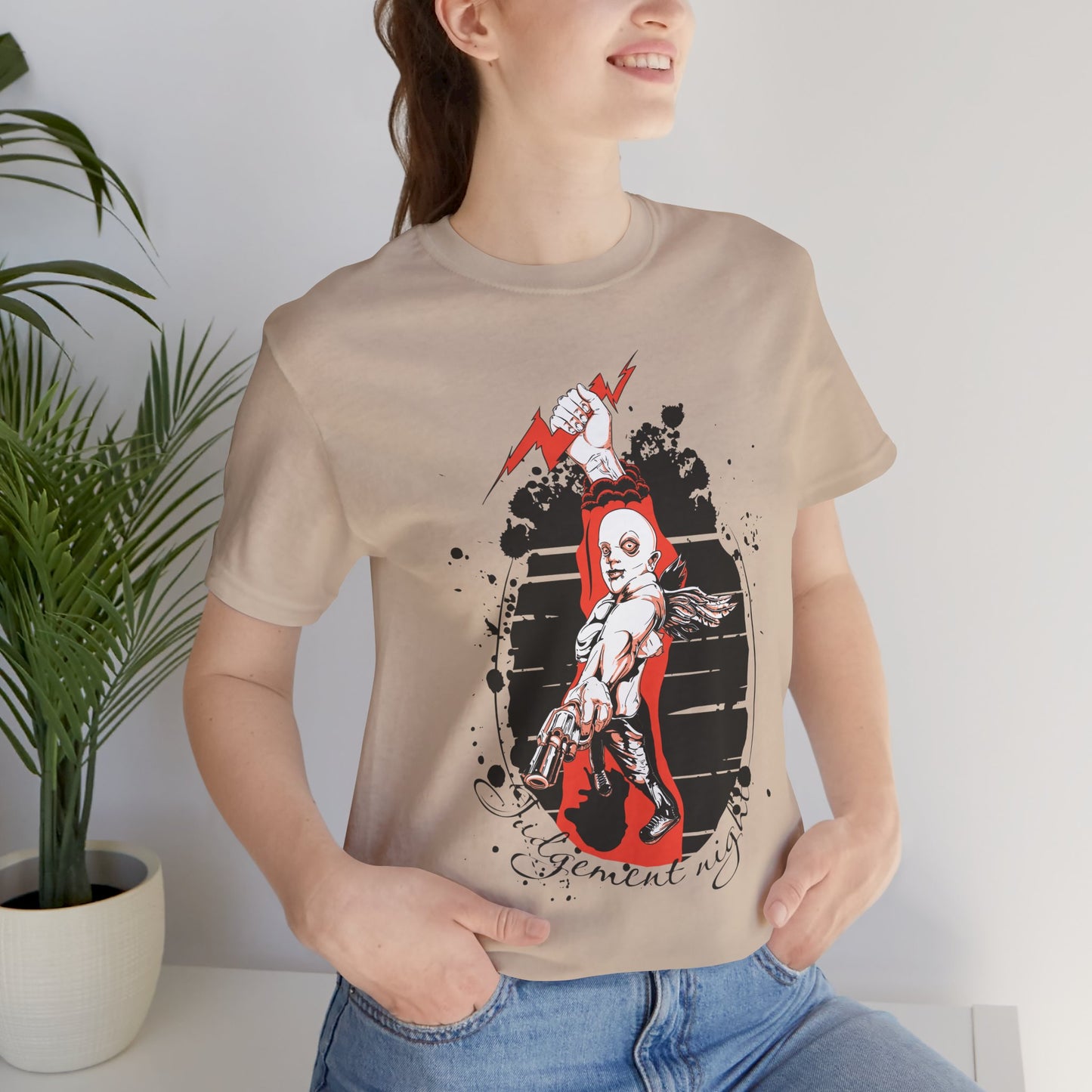 Judgment Night Tee, Artistic Tee, Graphic T-Shirt, Comic Tees, Artistic Comic T-Shirt, Vintage Top