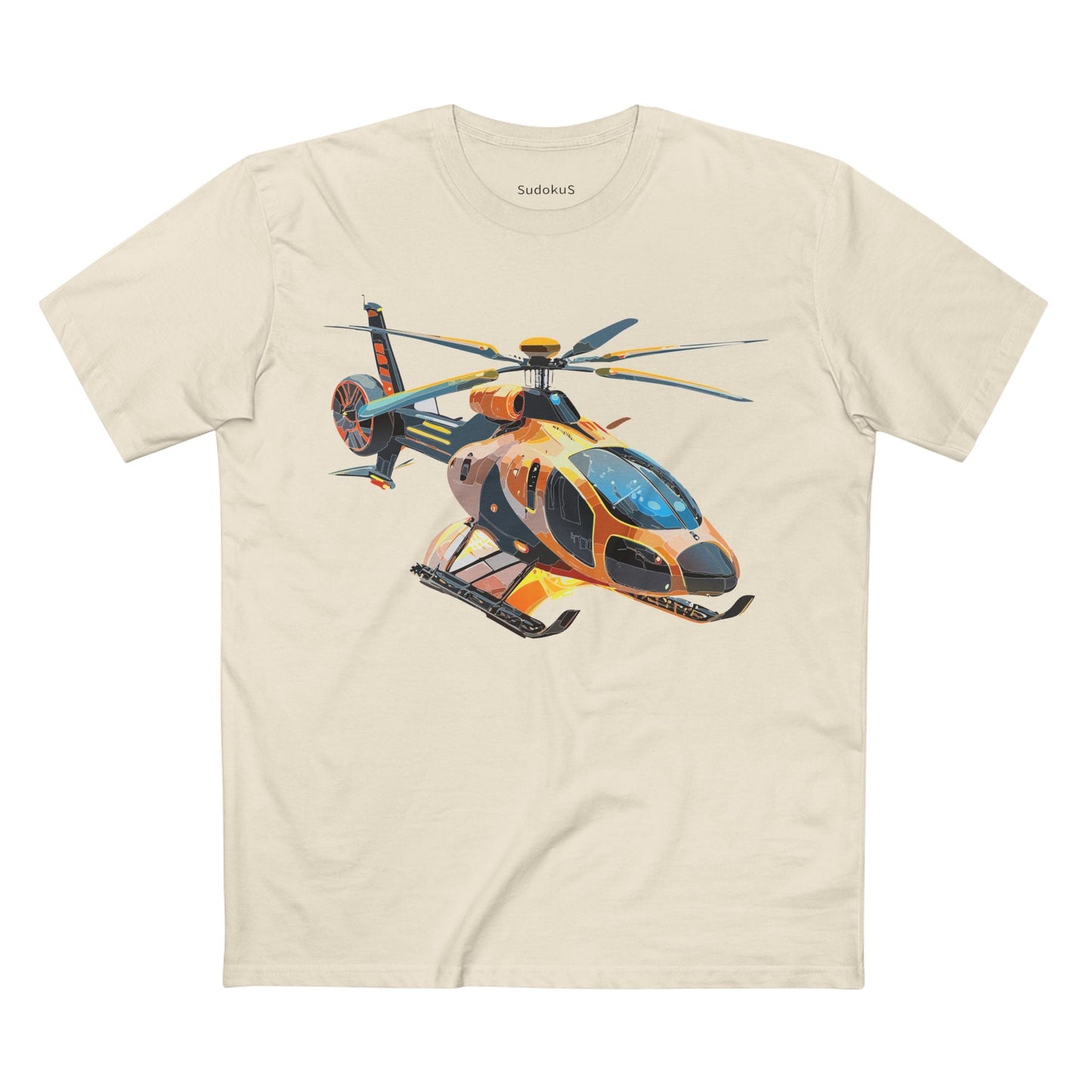 Chopper Graphic Unisex 100 Cotton Staple Tee 6