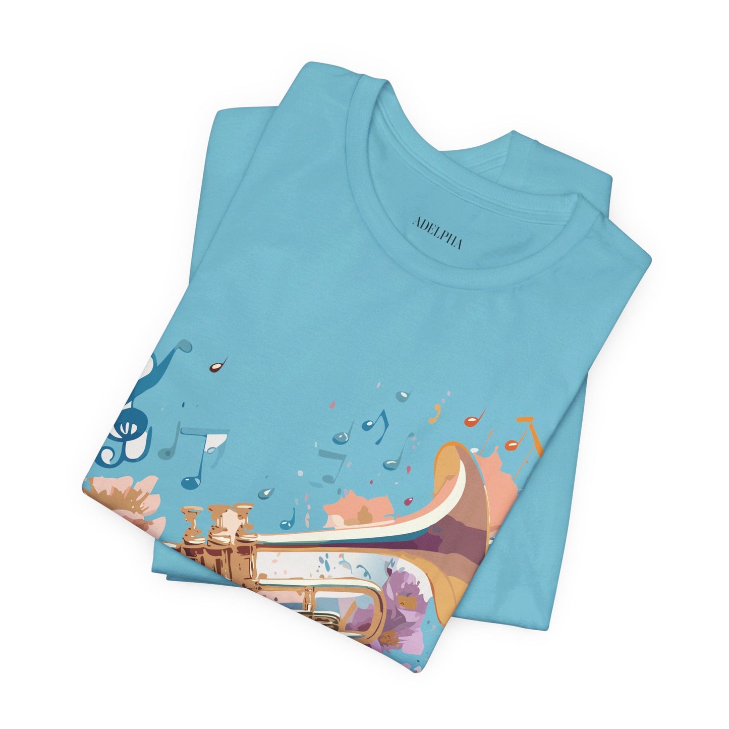 Music Graphic T Shirt Unisex Vintage Inspired Art Tee Adelpha Short Sleeve Design