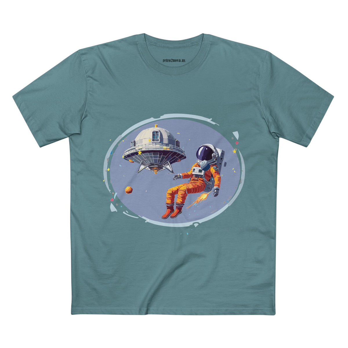 Cosmos Astronaut Graphic Tee Staple Unisex 100 Cotton Tee Shirt - CS-12