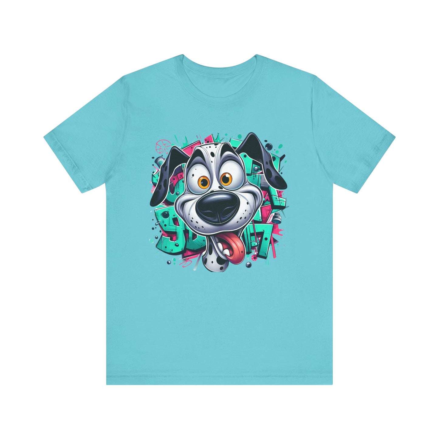 Viki Animal Tees, Dog Tee Shirt, Funny Dog T-Shirt, Art Design Top, Funny Animal T-Shirt, Graphic Tee