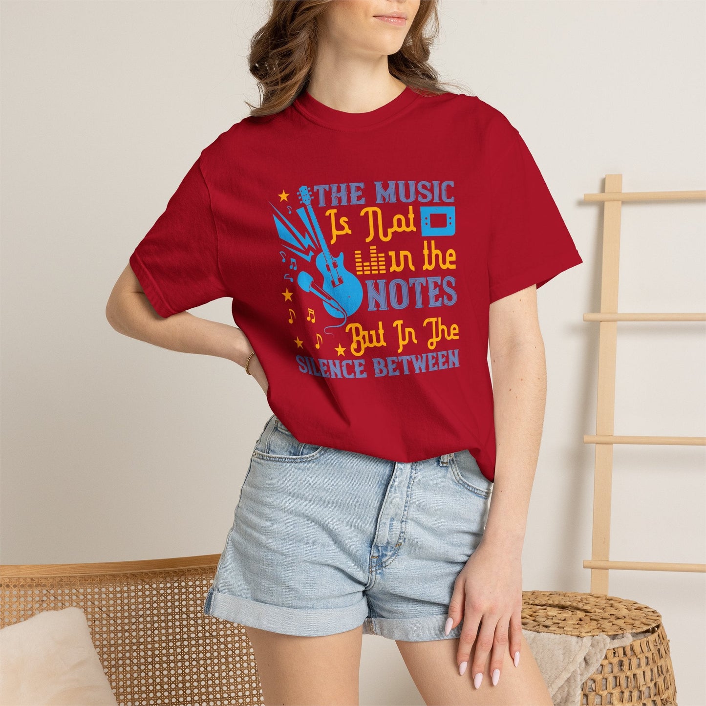 Music Graphic Design Unisex Cotton T-shirt  m44