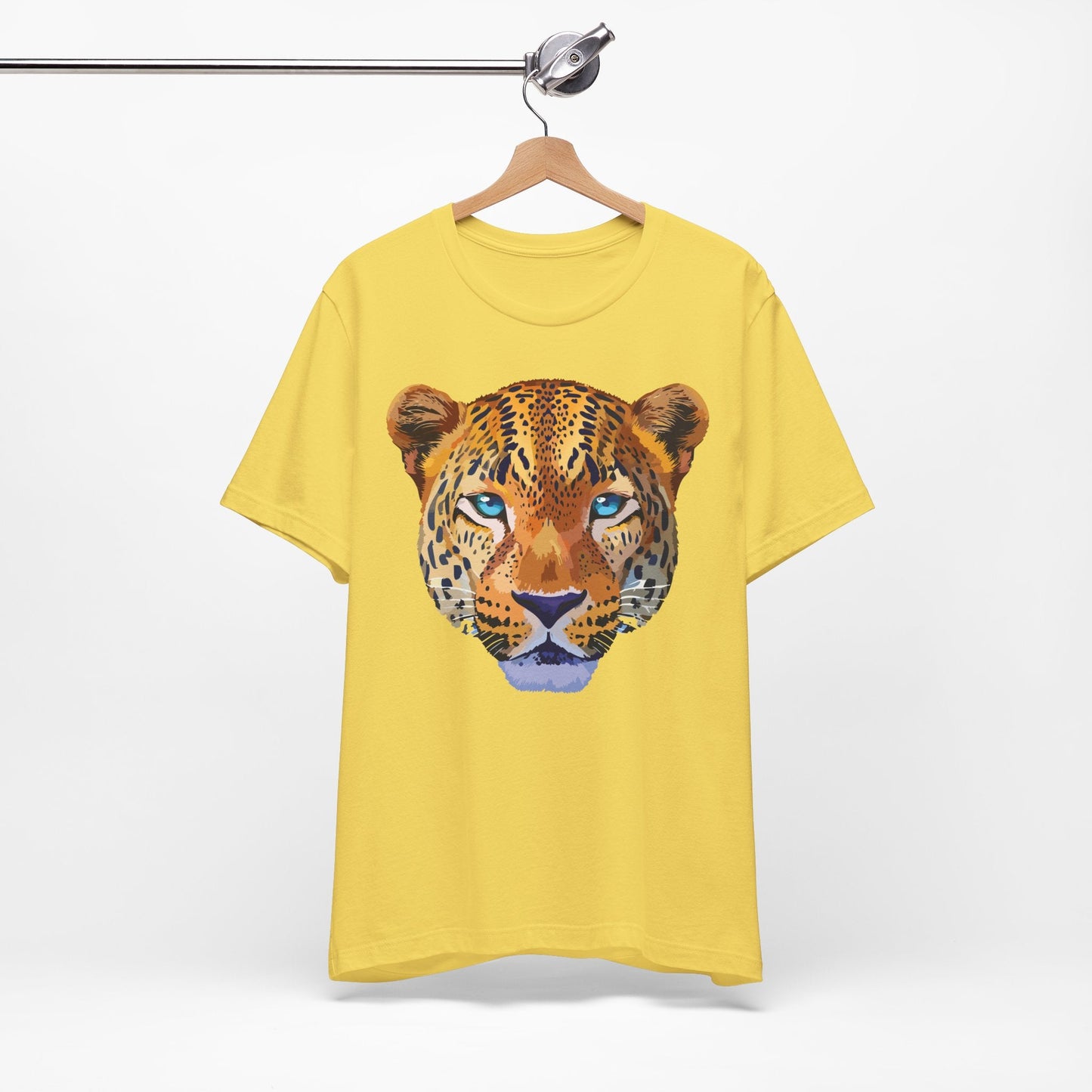 Unisex Animal Print Tee Shirt With Art Design Wild Animals Graphic Tee For Everyday Wear