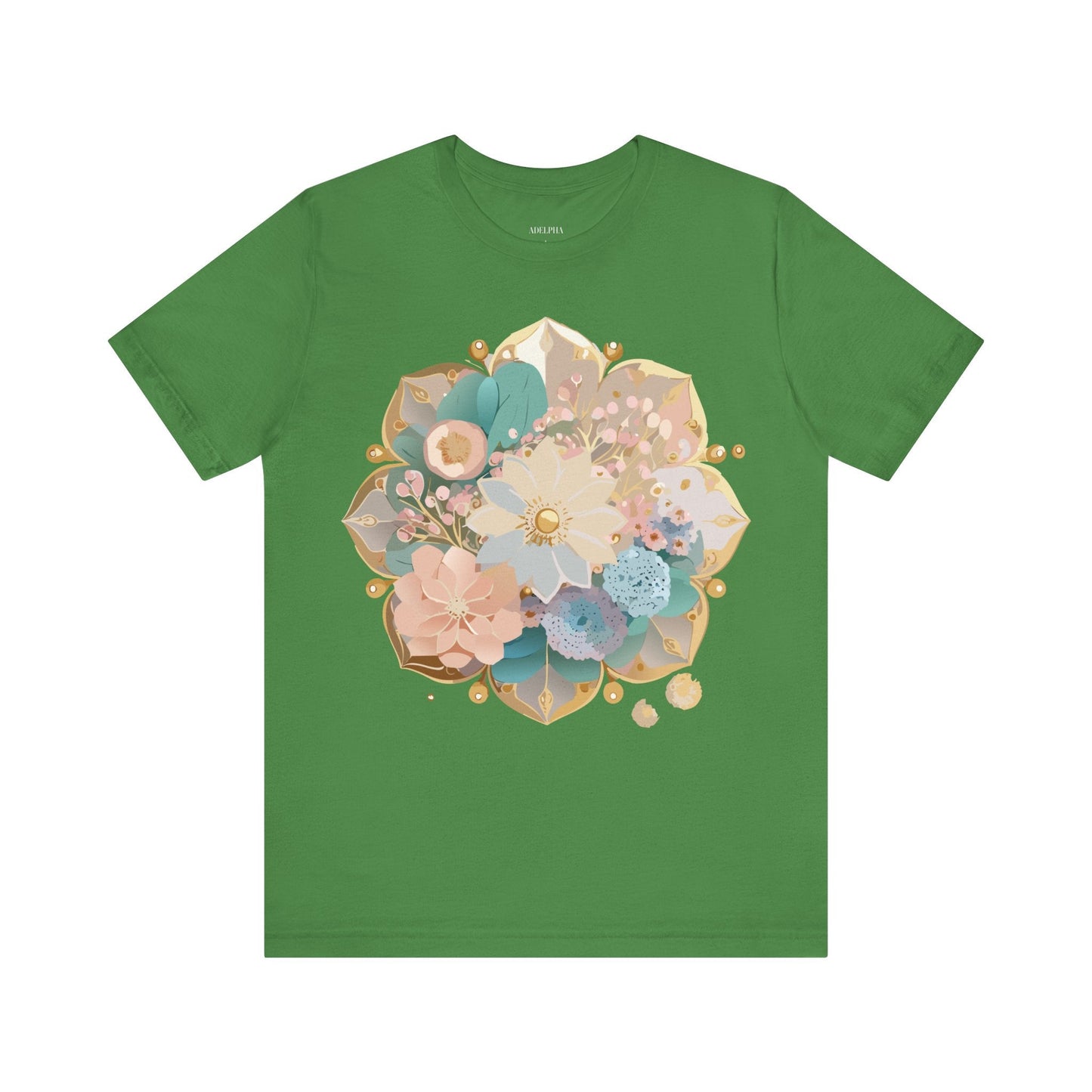 Mandala Graphic Unisex 100 Cotton Vintage Floral Artwork Tee 14
