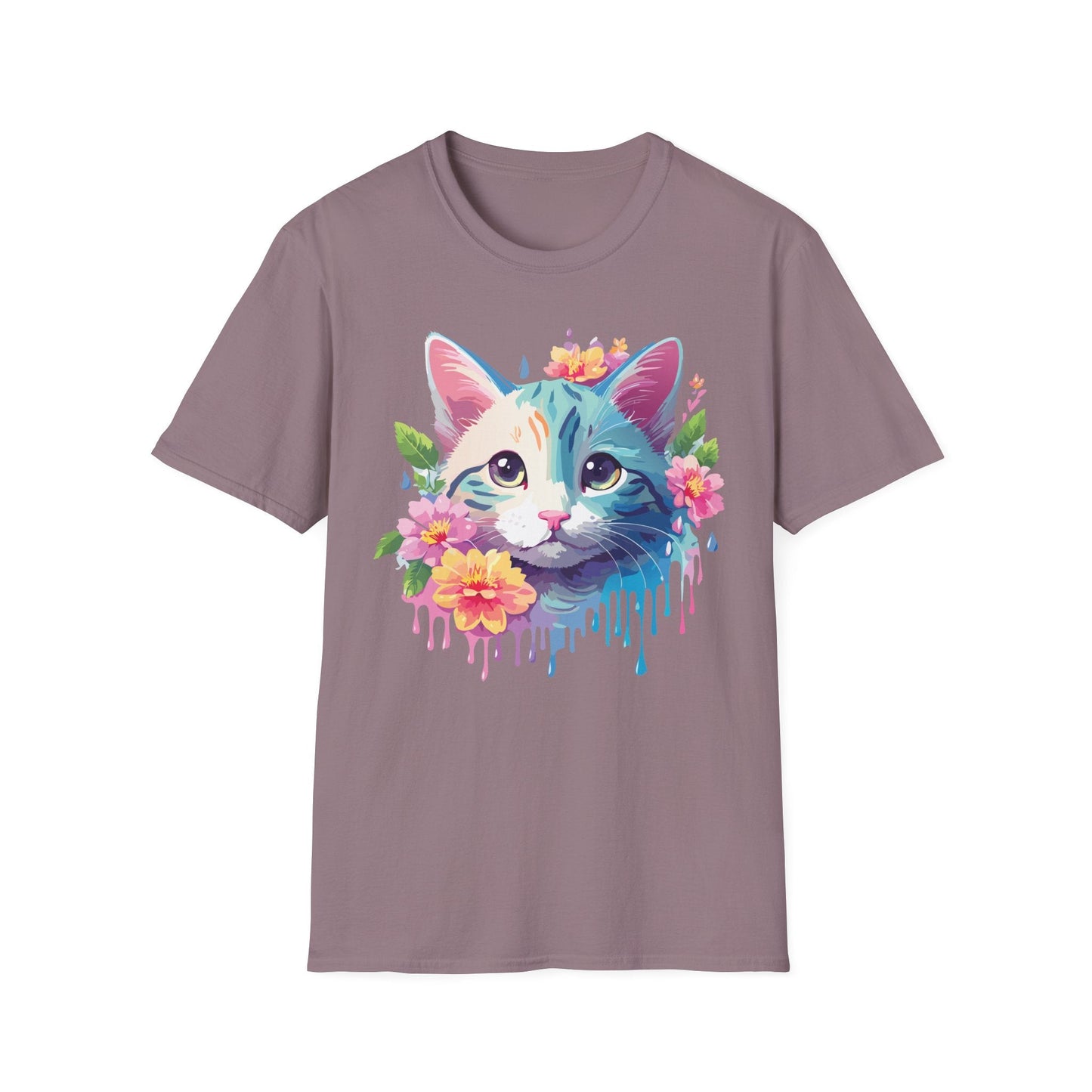 Cat Shirt Unisex Cat Lover Tee Premium Gildan Softstyle 64000 Lightweight