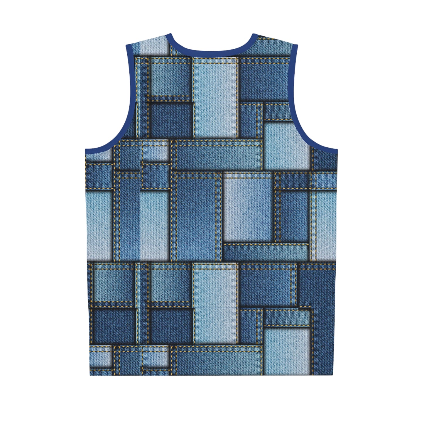 Denim Print Basketball shirt, Basketball shirt Denim Print 1