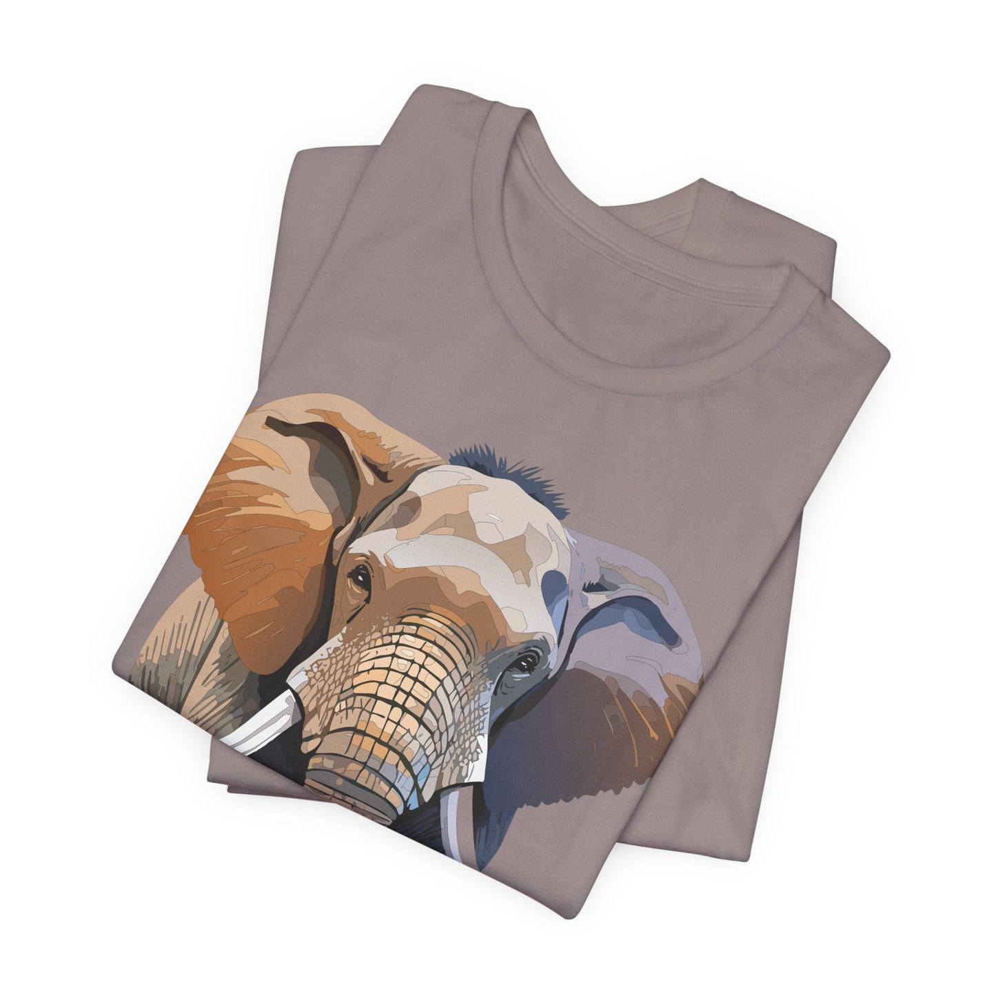 Unisex Animal Art Design Tee Shirt With Wildlife Animals Short Sleeve Everyday Comfort