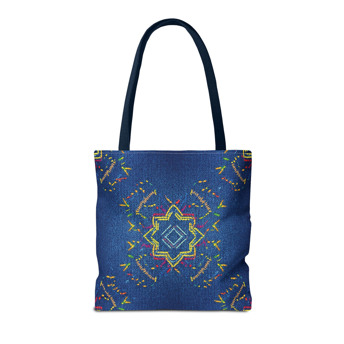 Diwali Graphic Denim Fabric Imitation Print Unisex Canvas Bag Poly Spun 3 Sizes Tote Bag 205-16
