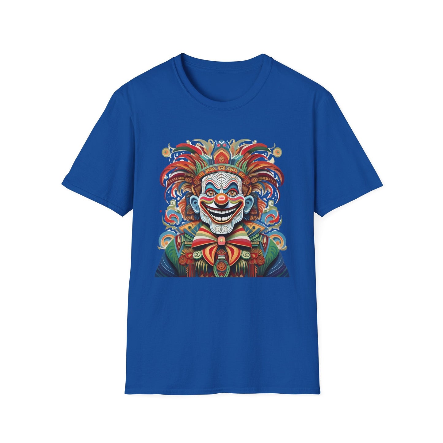 Clown Shirt Unisex Tee Funny Man Circus Shirt Scary Man Tee Gildan Softstyle 64000
