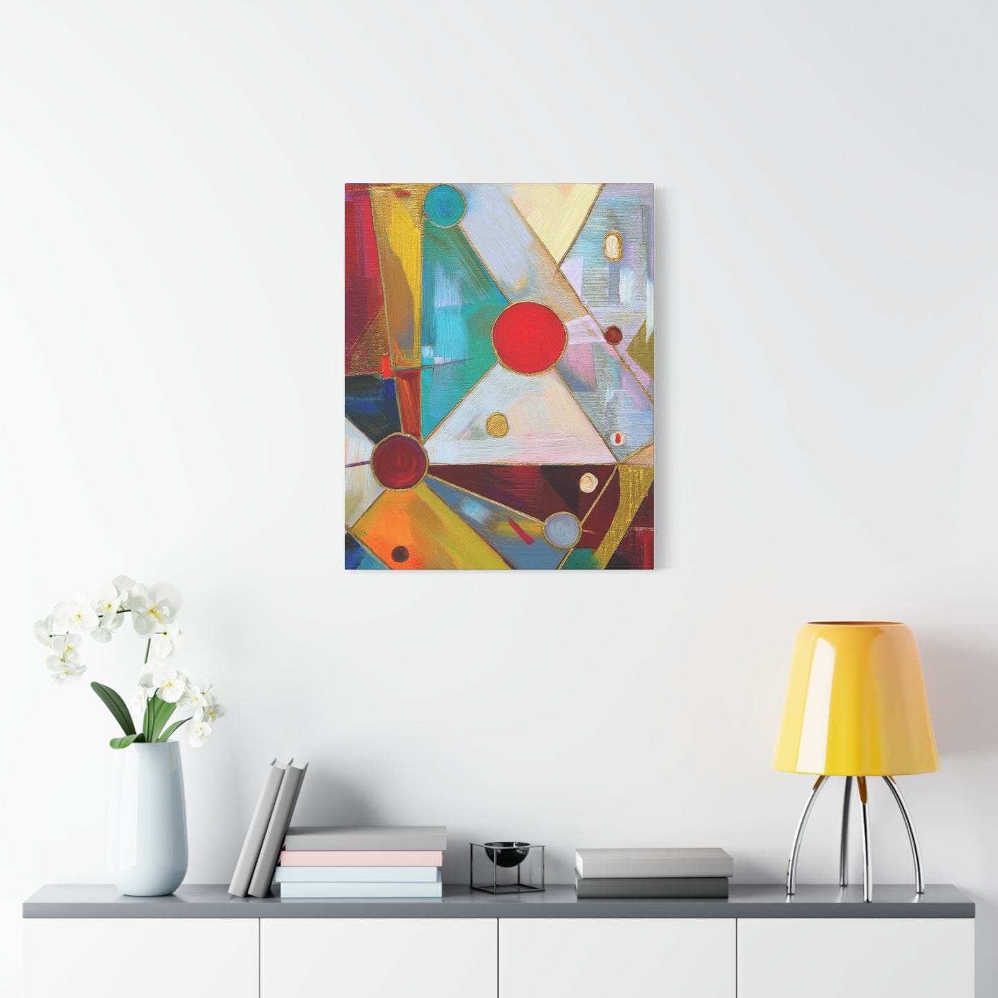 Abstract Oil Painting Print Canvas 20x24,20x30,24x30 24x32,24x36,30x40 32x48,36x48,40x60 Pine-Wood Inner Frame ABS-177