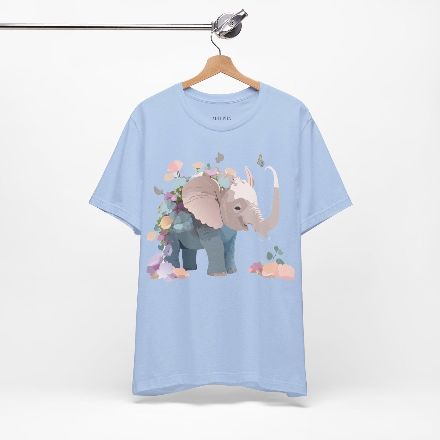 Elephant Graphic Tee Unisex Jersey Short Sleeve Art Design Adelpha Premium Vintage Inspired
