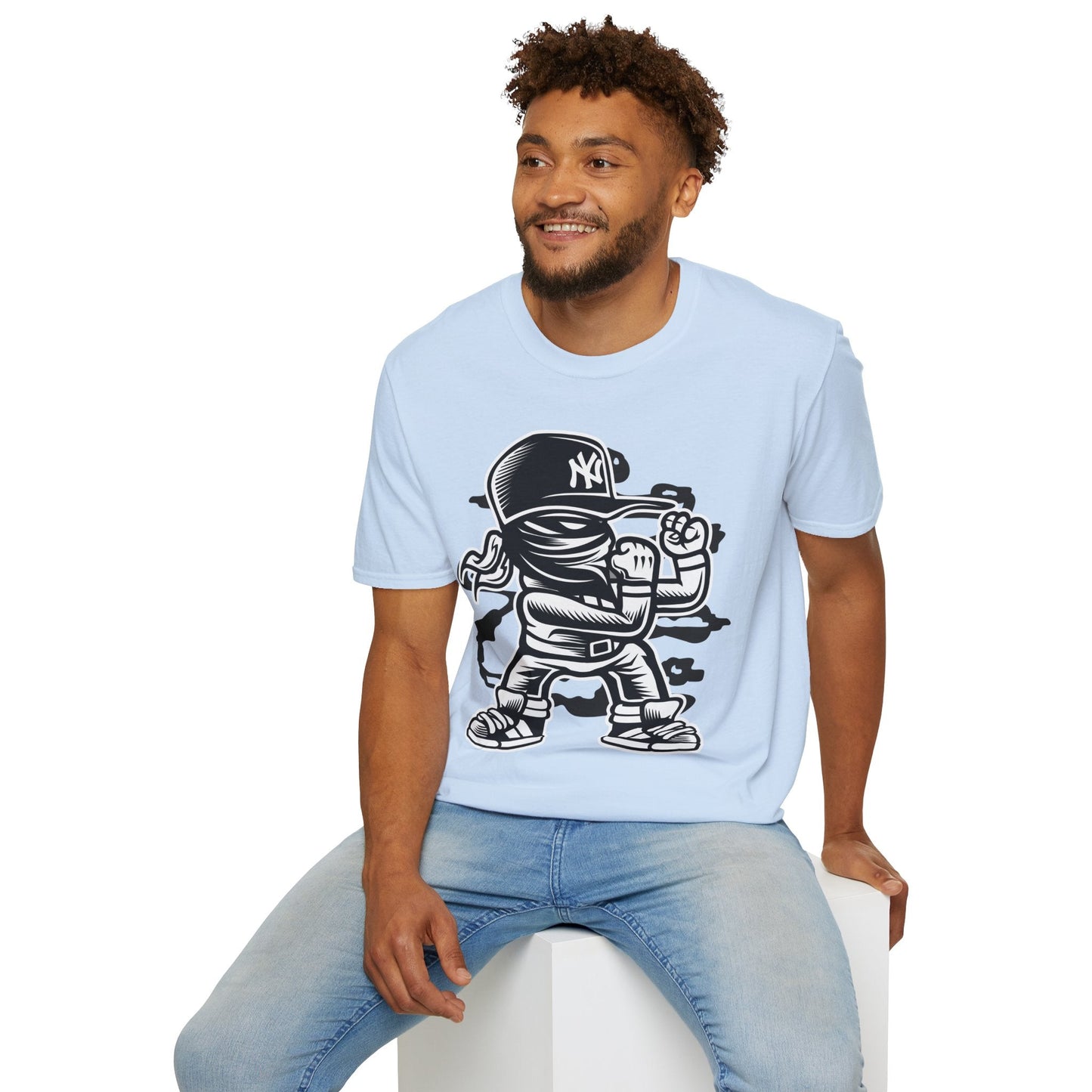 Cartoon T Shirt Animation T Shirt Funny Tee Shirt Unisex Softstyle Cotton Tee Gildan 64000