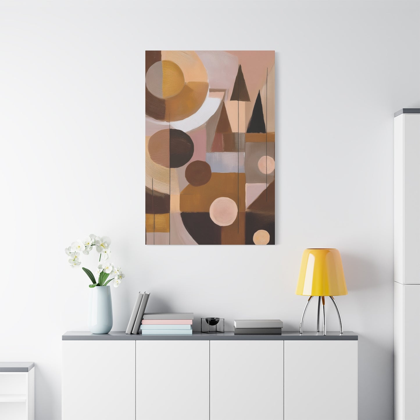 Abstract Geometric Painting Print Canvas 20x24,20x30,24x30 24x32,24x36,30x40 32x48,36x48,40x60 Pine-Wood Inner Frame ABS-51