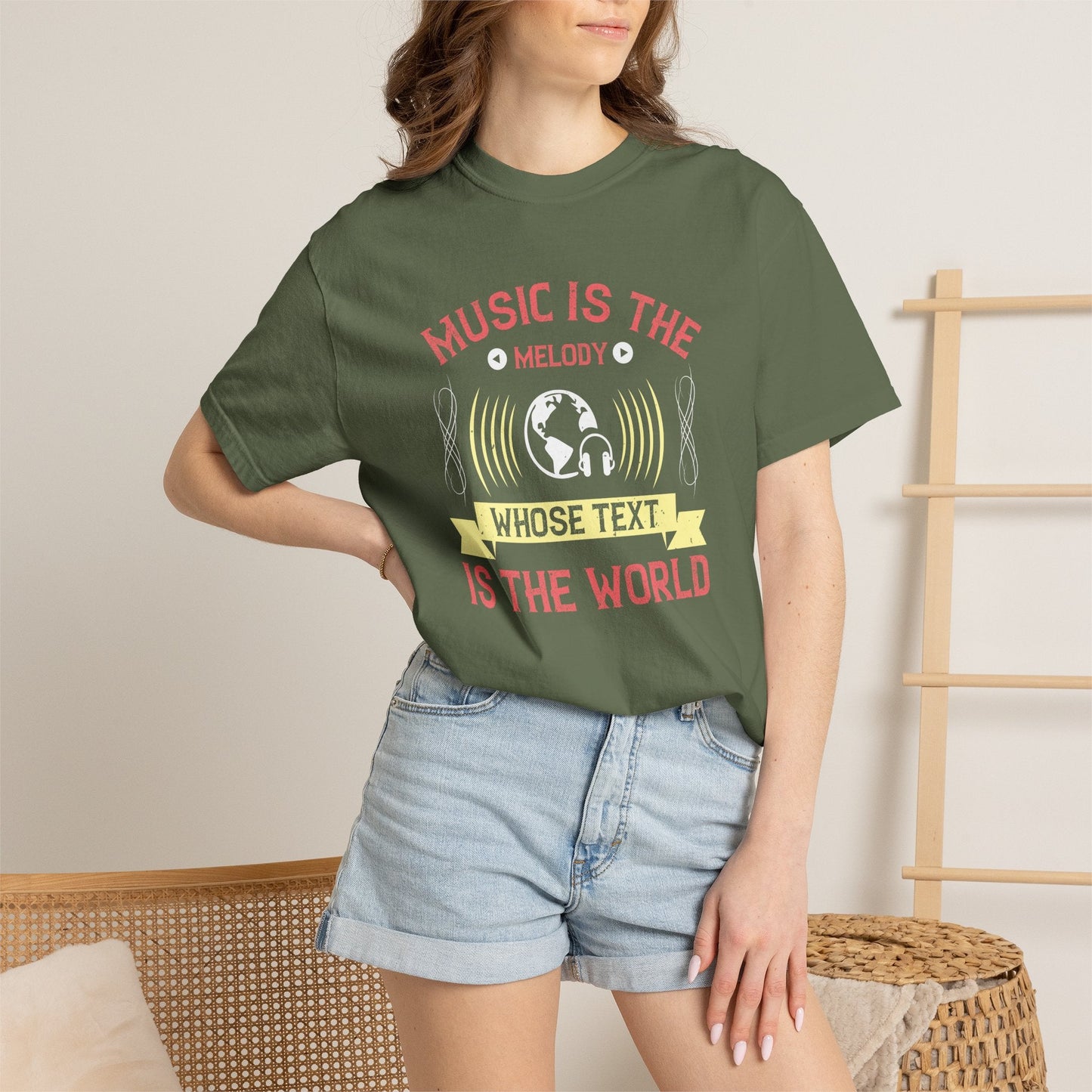 Music Graphic Design Unisex Cotton T-shirt m33