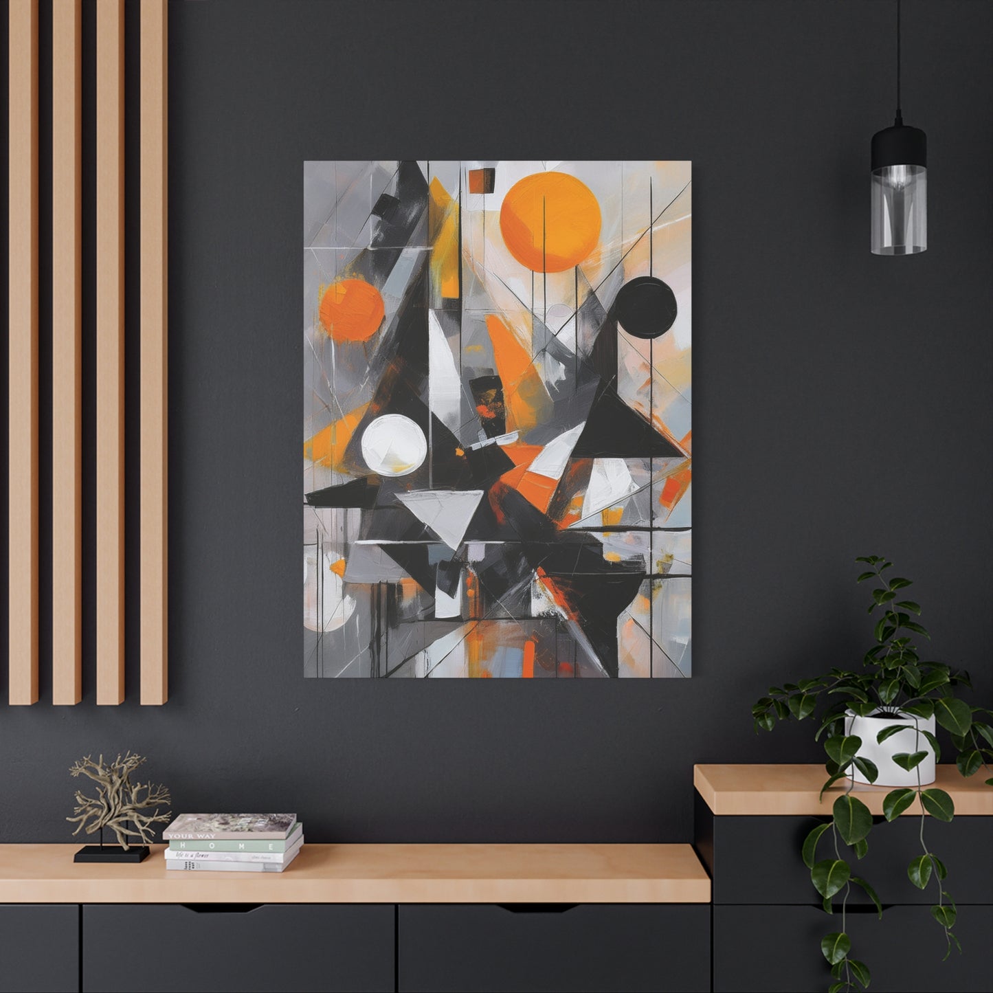 Abstract Oil Painting Print Canvas 20x24,20x30,24x30 24x32,24x36,30x40 32x48,36x48,40x60 Pine-Wood Inner Frame ABS-198