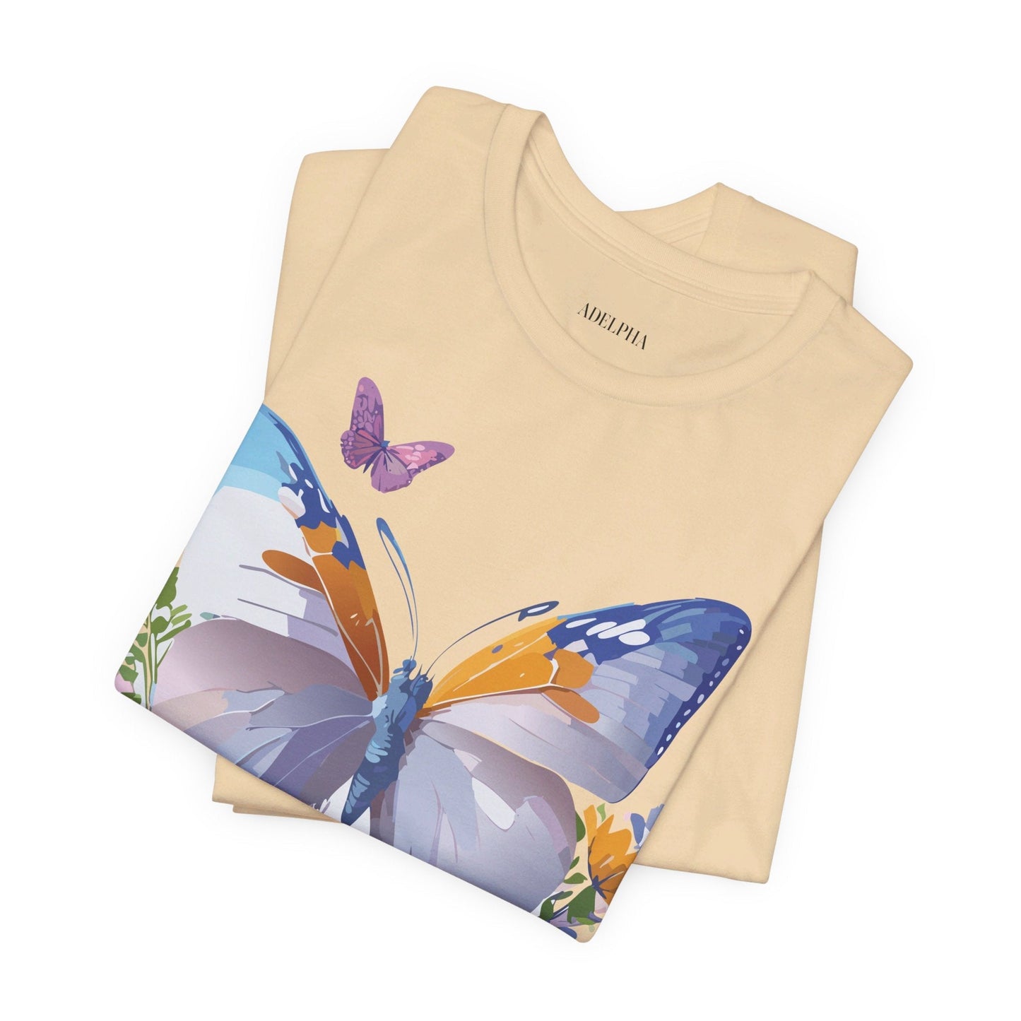 Butterfly Graphic Tee From Adelpha Vintage Artwork Unisex Short Sleeve Shirt