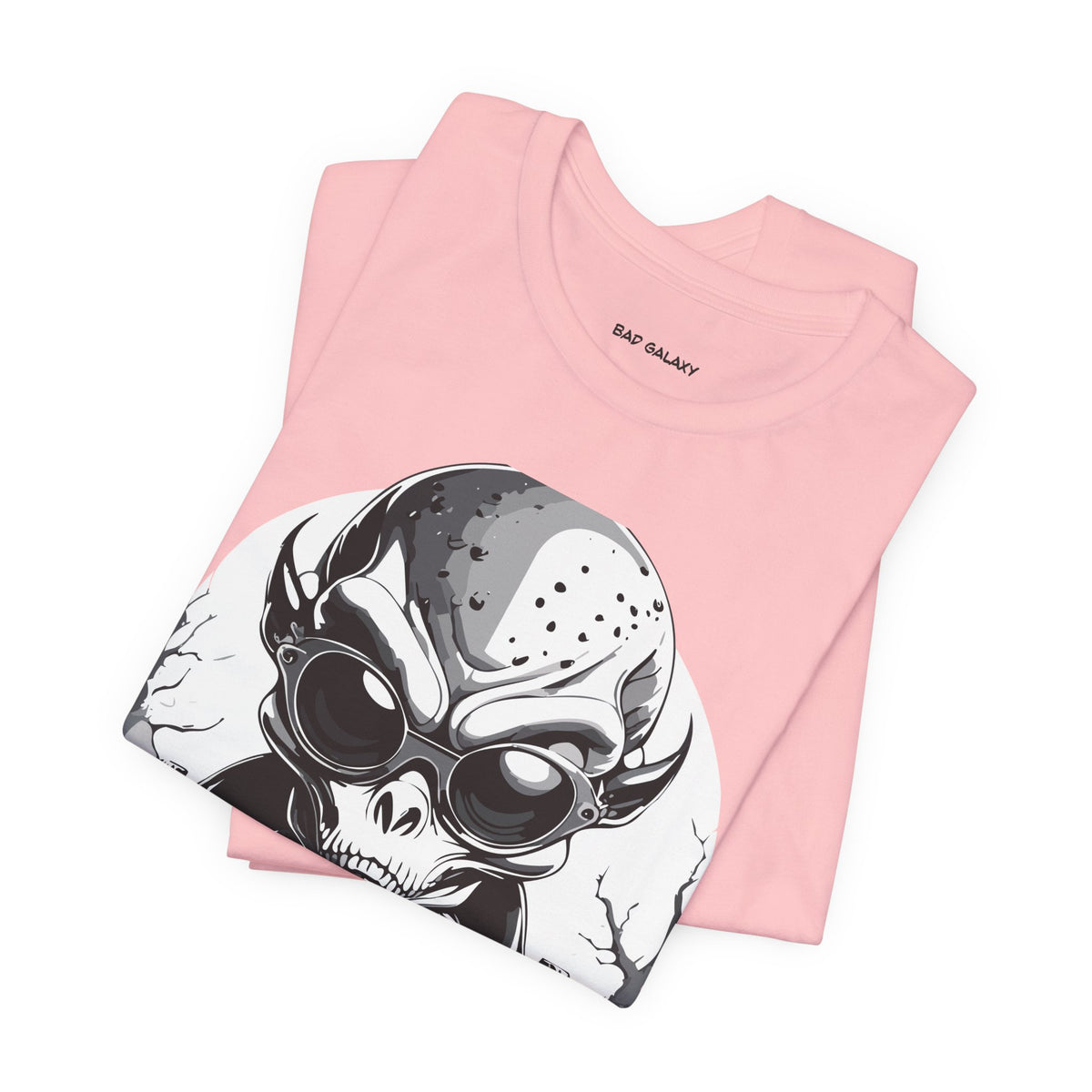 Alien Graphic Unisex Cotton Bella+Canvas Tee with Art Design b63