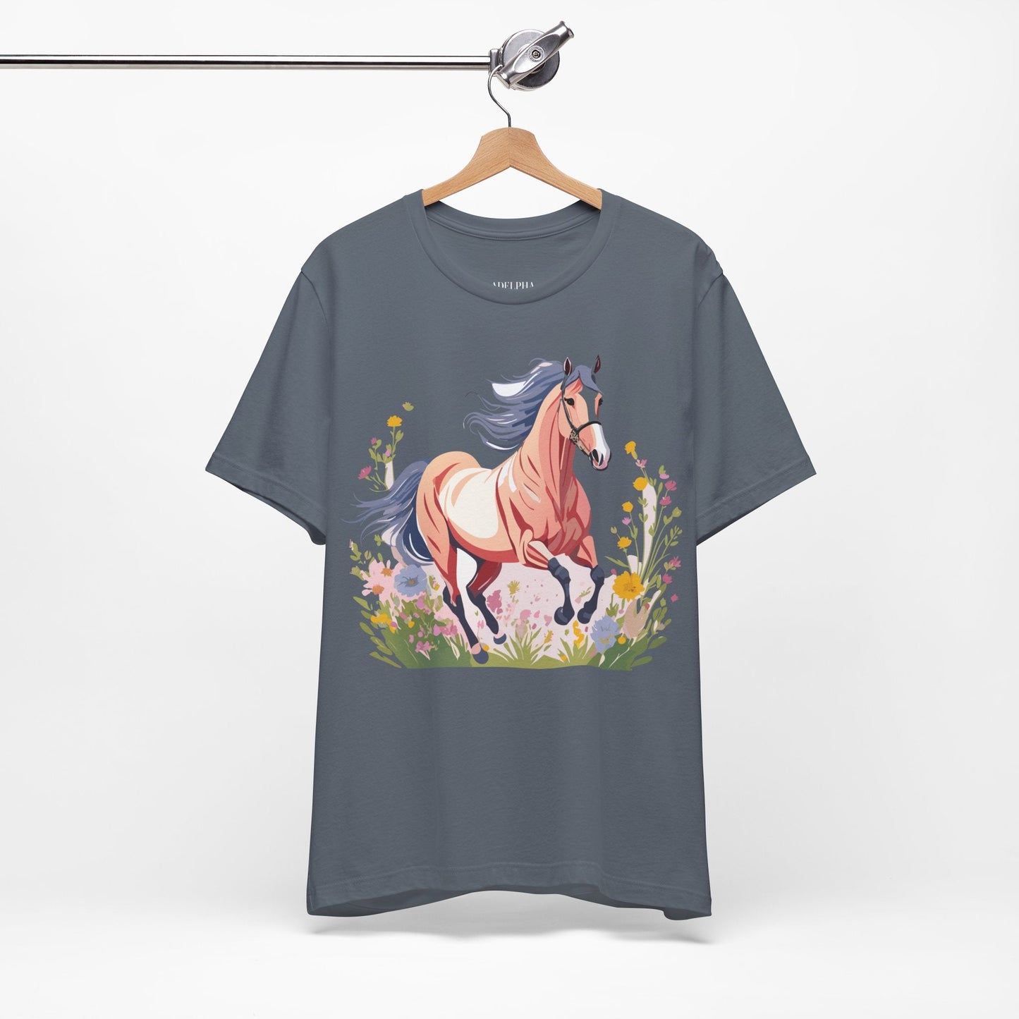 Horse Graphic Unisex 100 Cotton Vintage Animal Art T-Shirt 8