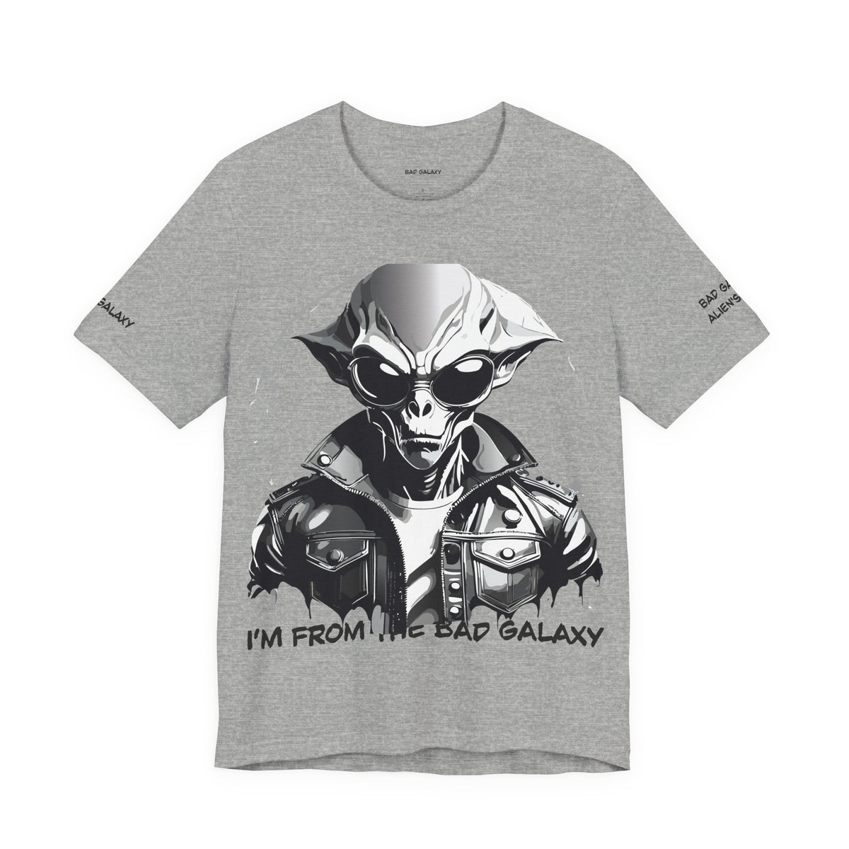 Alien Graphic Unisex Cotton Bella+Canvas Tee with Art Design b76