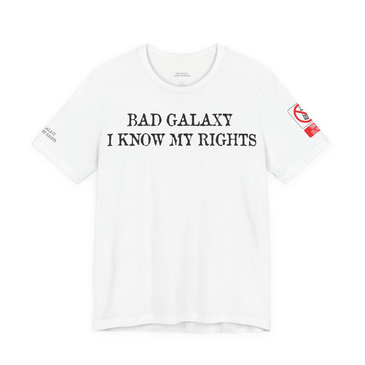 Art Red Stamp Graphic Unisex Cotton Bella+Canvas Tee with Art Design b98
