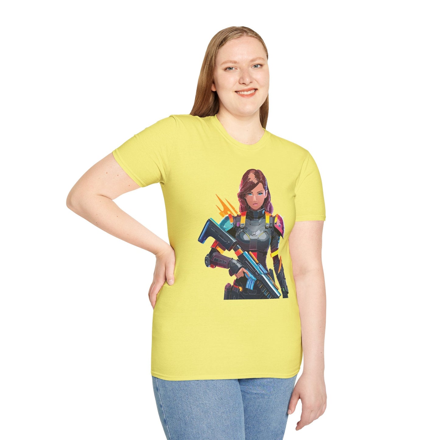 Robocop T Shirt Unisex Gildan Softstyle 64000 100 Percent Ring Spun Cotton Tee Casual Wear