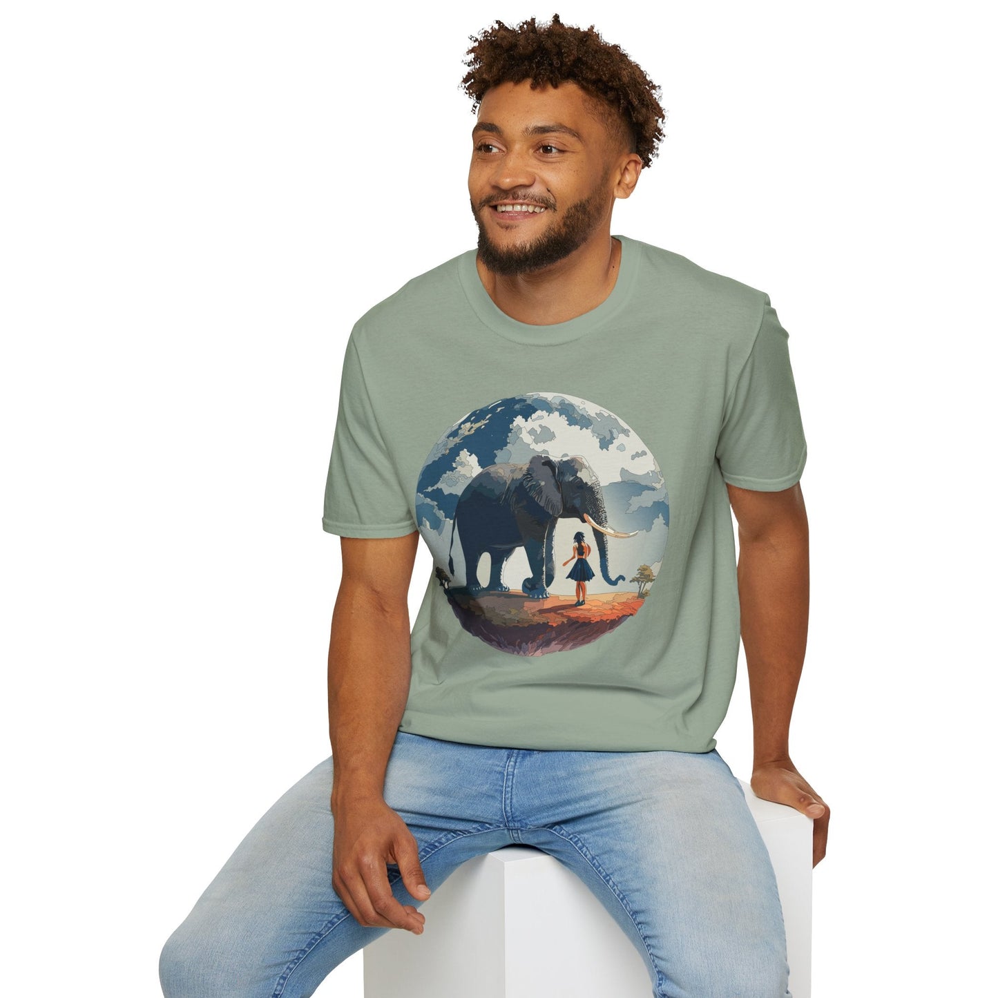Womens Graphic T Shirt Art Design Tee Softstyle Gildan 64000 100 Percent Ring Spun Cotton