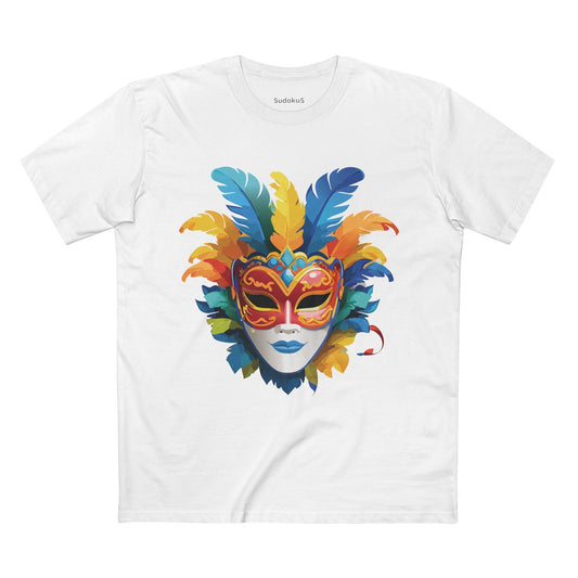 Mask Graphic Unisex 100 Cotton Staple Tee 35