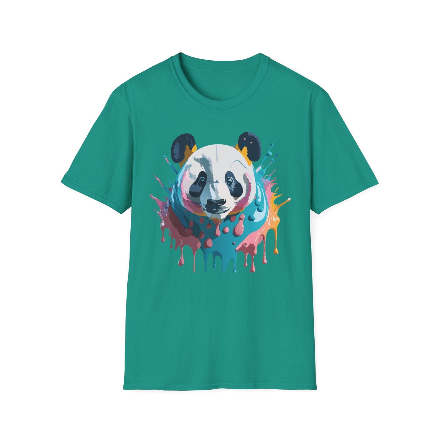 Panda Shirt Unisex T Shirt Gildan Softstyle 64000 Panda Graphic Animal Tee 100 Percent Cotton
