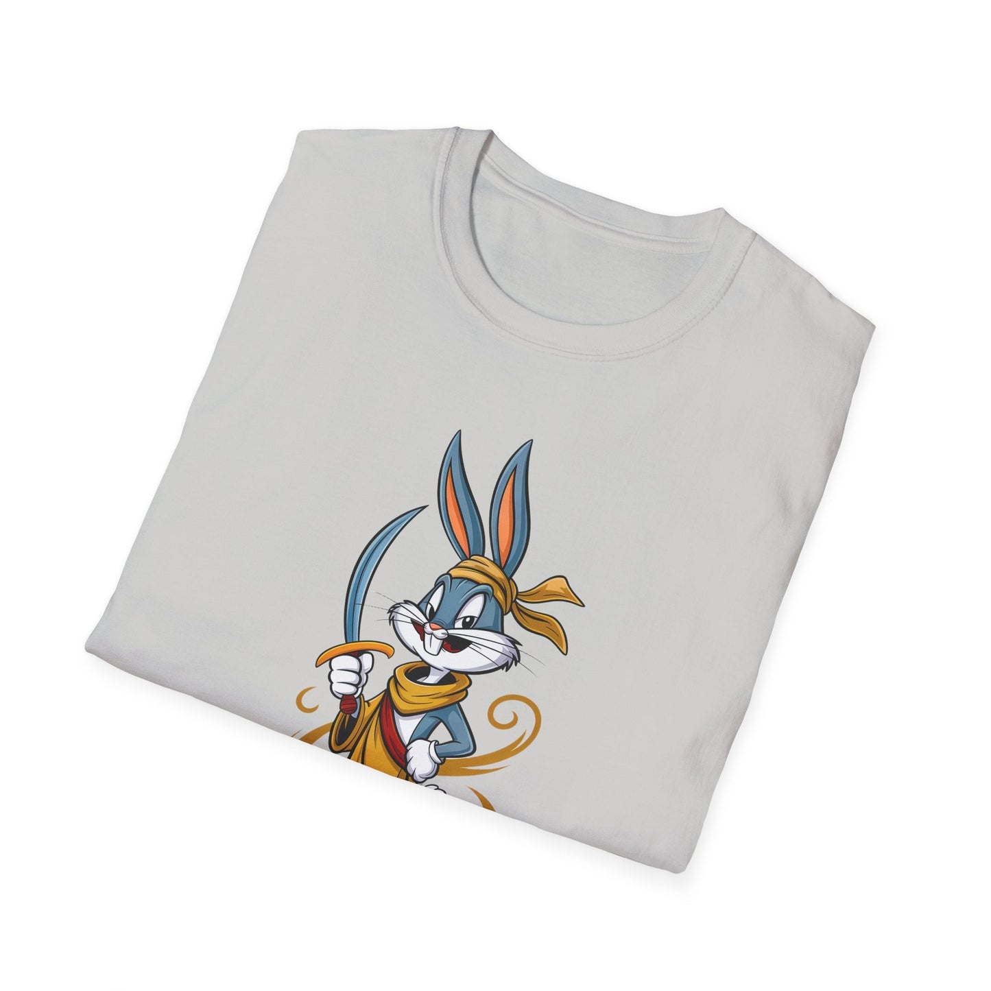 Bugs Bunny T Shirt Unisex Short Sleeve Cartoon Graphic Animation Gildan Softstyle 64000